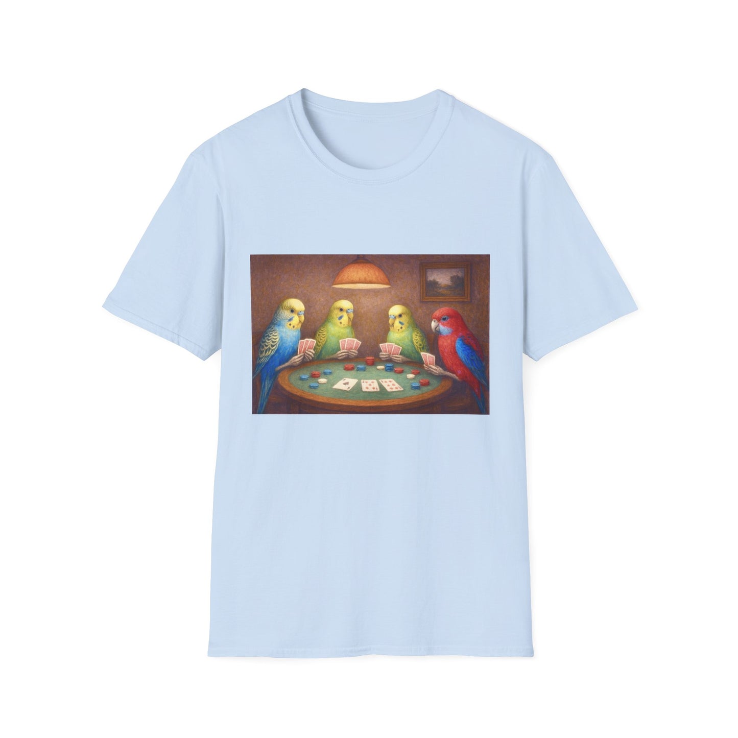 Parakeets Playing Poker T-Shirt
