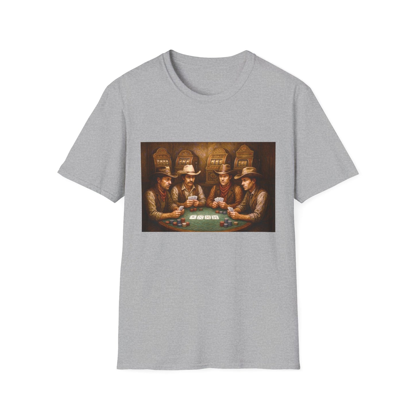Cowboys Playing Poker T-Shirt