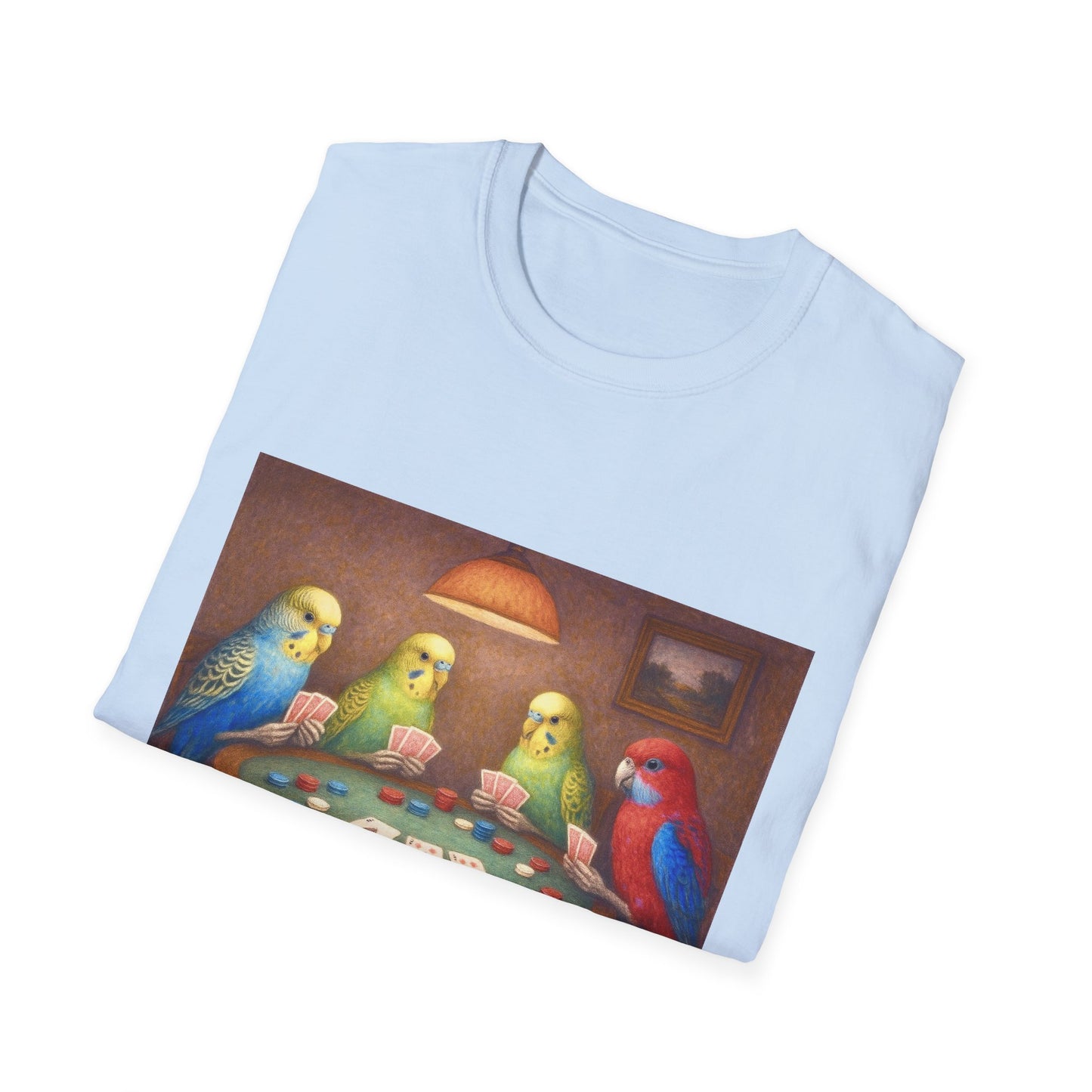 Parakeets Playing Poker T-Shirt