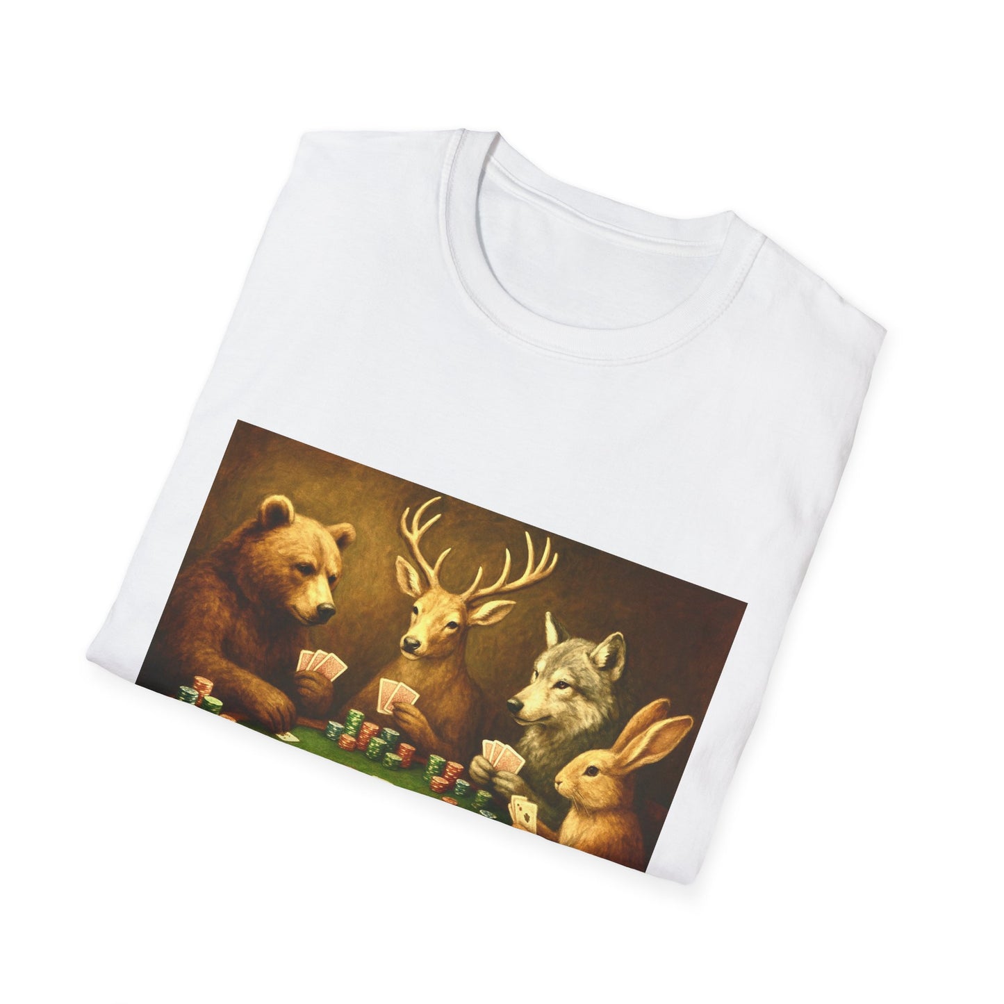 Forest Animals Poker Unisex T-Shirt