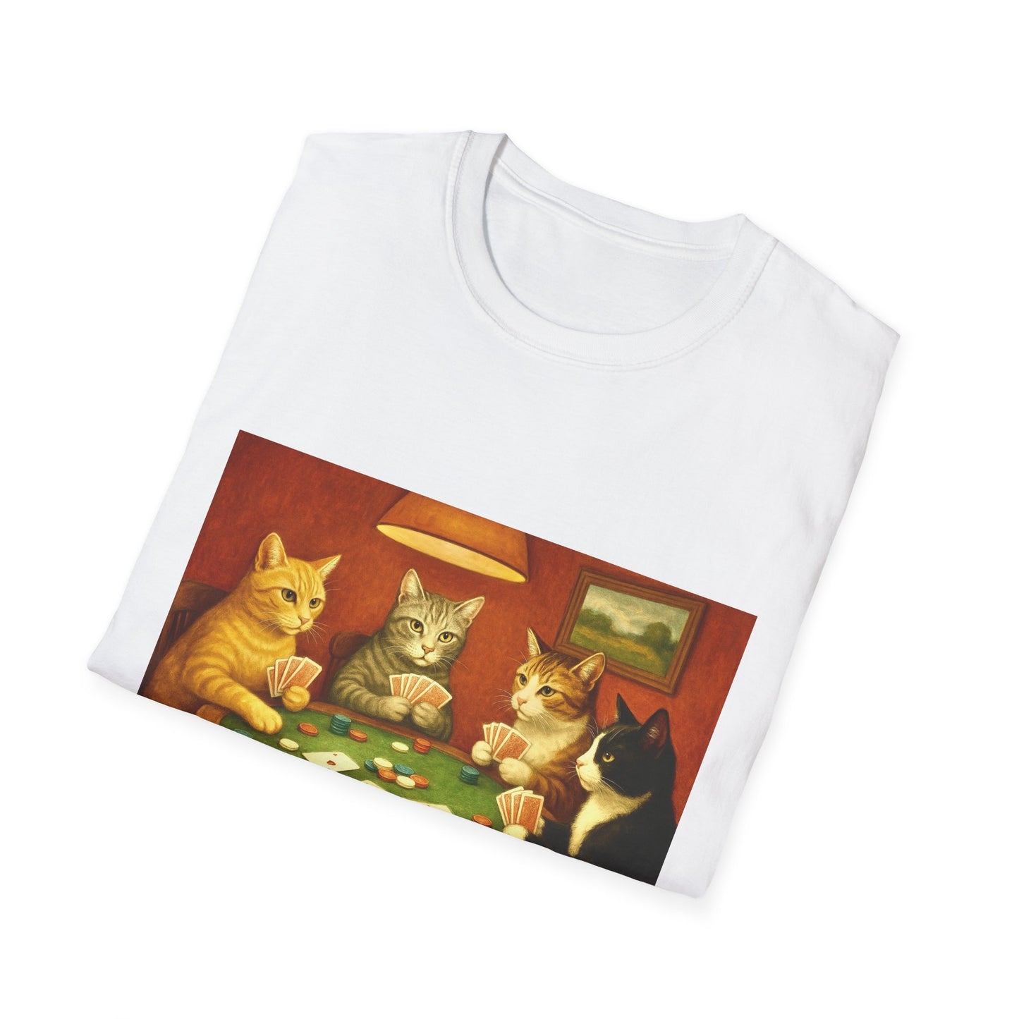 Cats Playing Poker T-Shirt