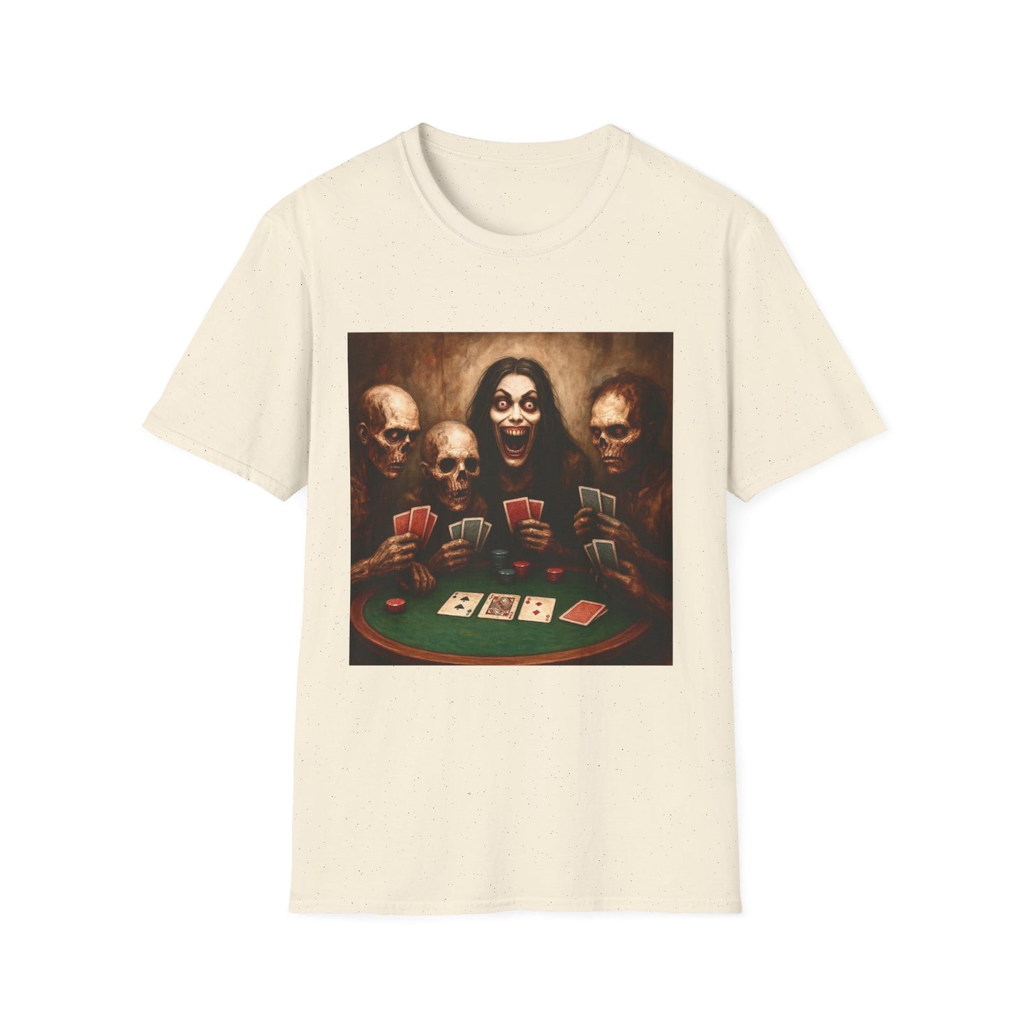Zombie T-Shirt - Graveyard Zombies Playing Poker
