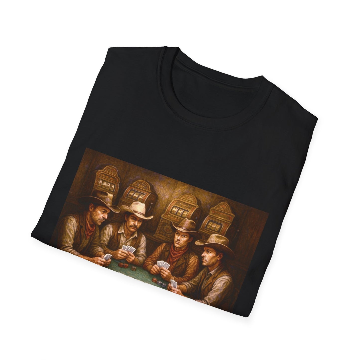 Cowboys Playing Poker T-Shirt