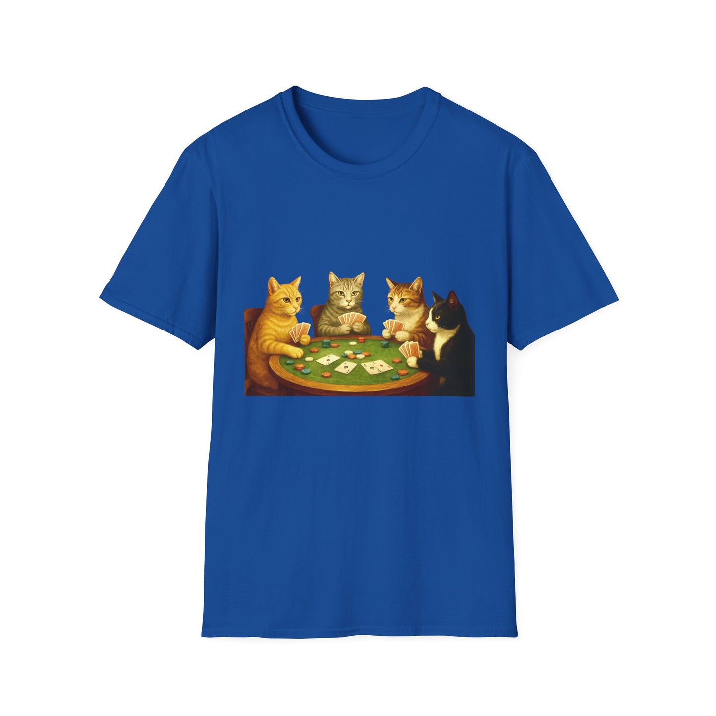 Cats Playing Poker Tee