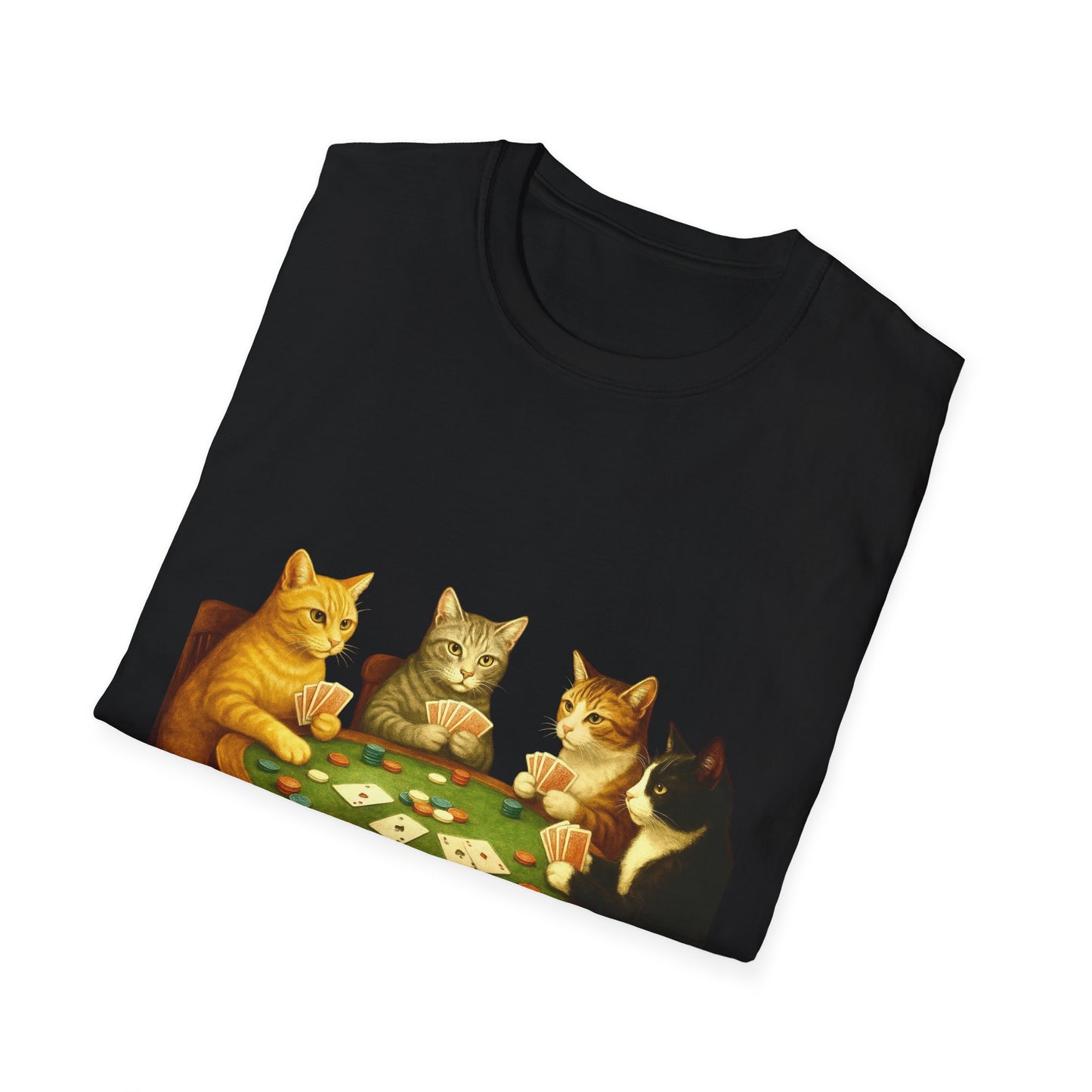 Cats Playing Poker Tee