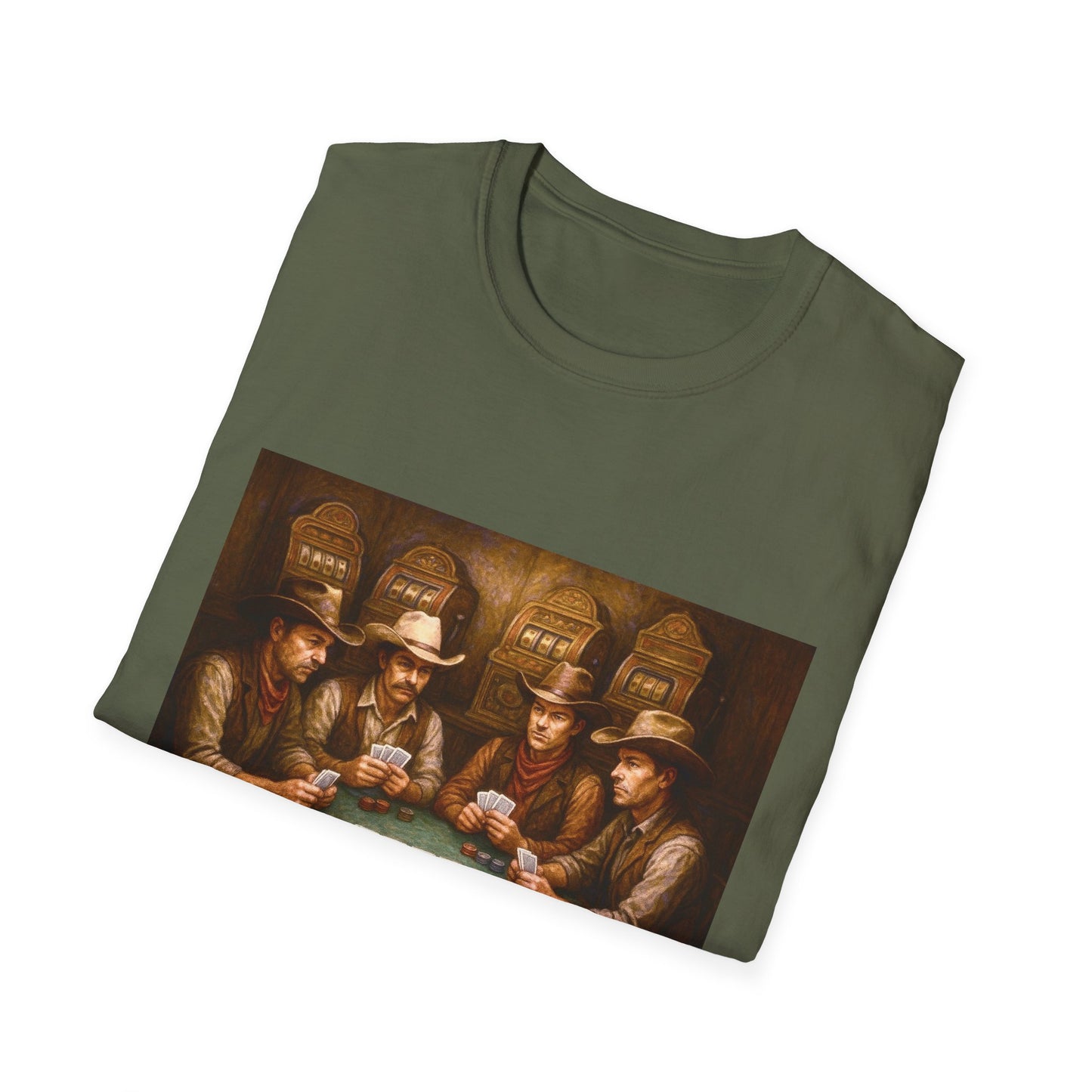 Cowboys Playing Poker T-Shirt