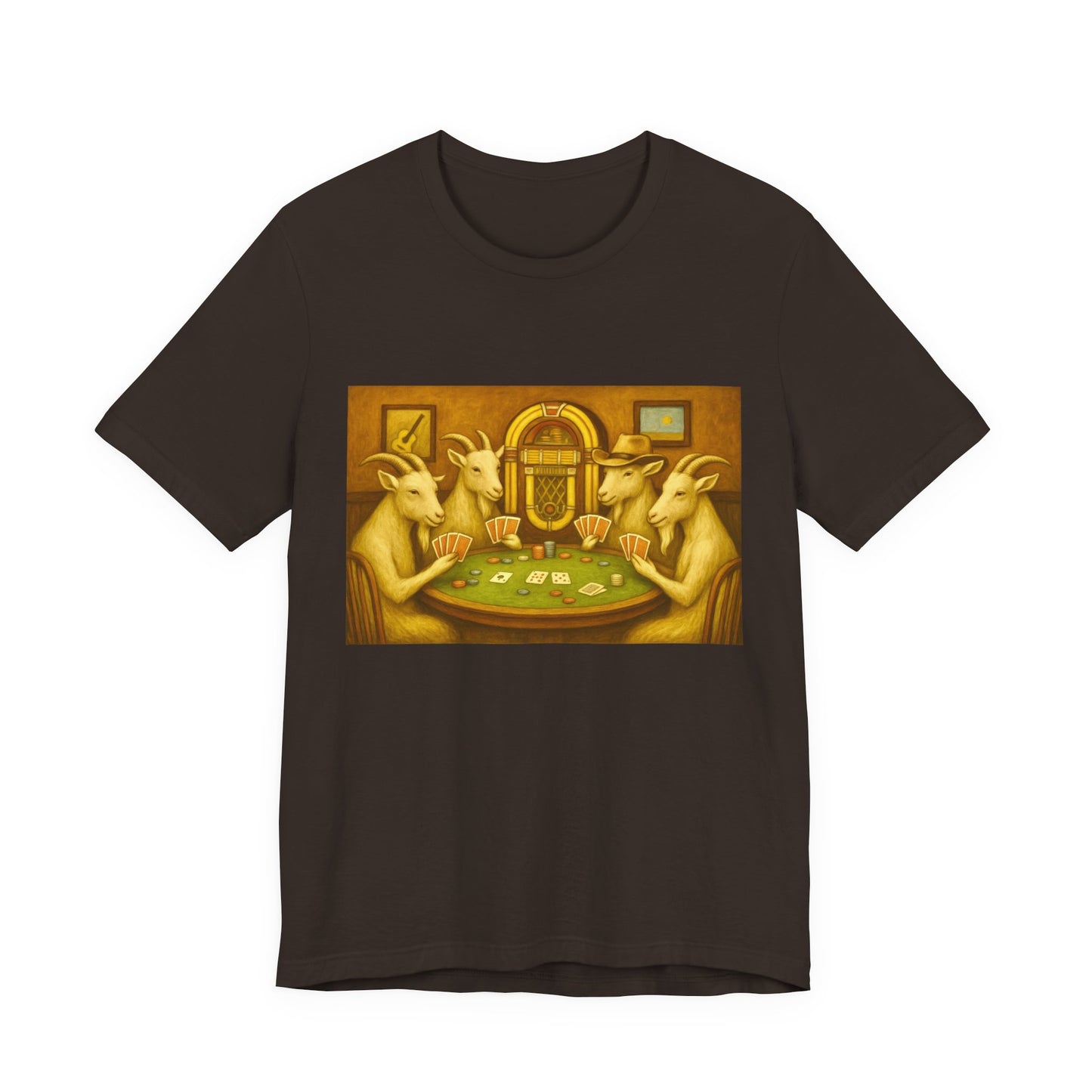 Goats Playing Poker Tee