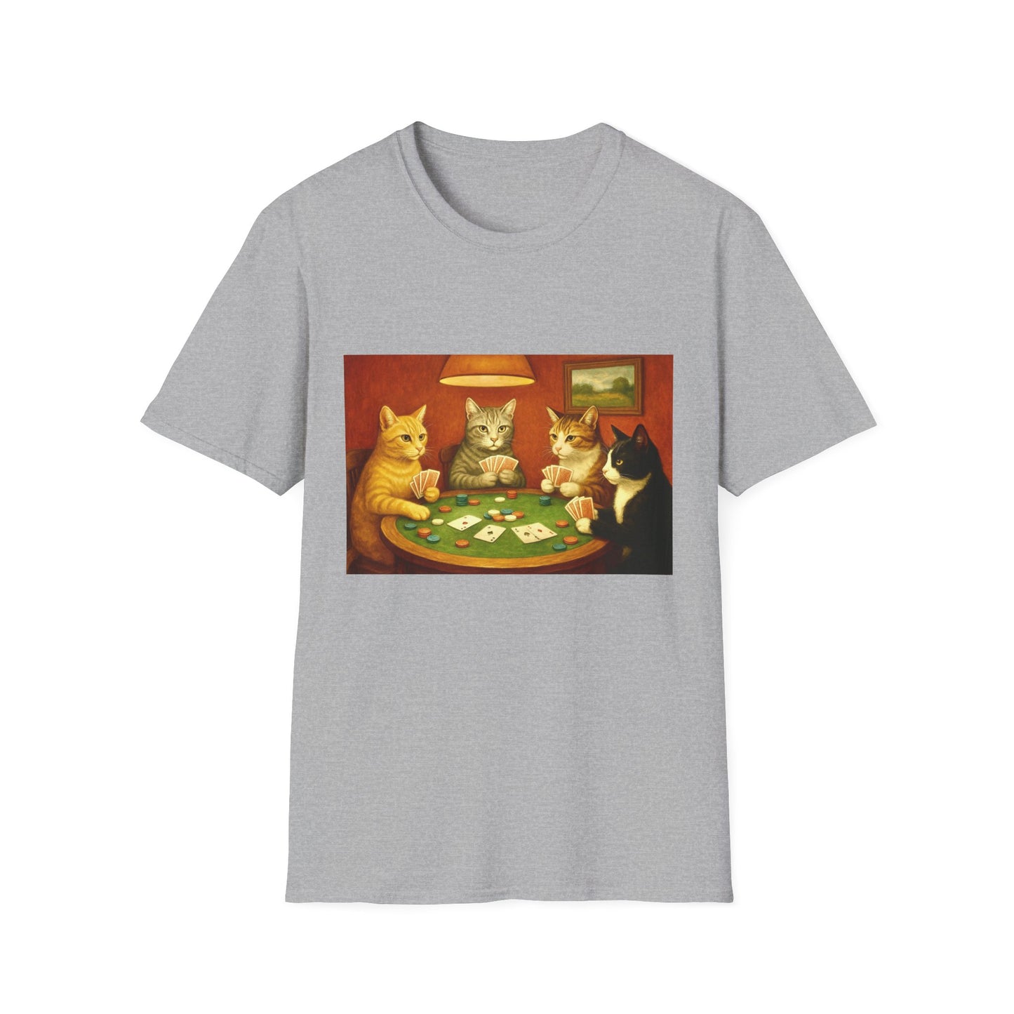 Cats Playing Poker T-Shirt