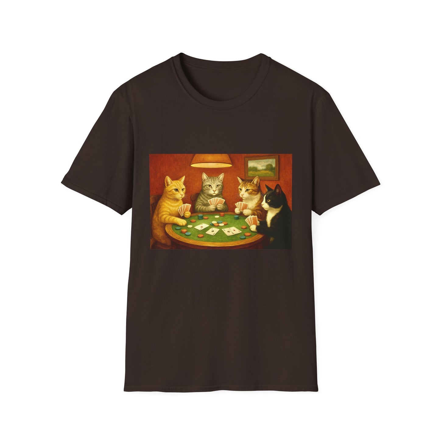 Cats Playing Poker T-Shirt