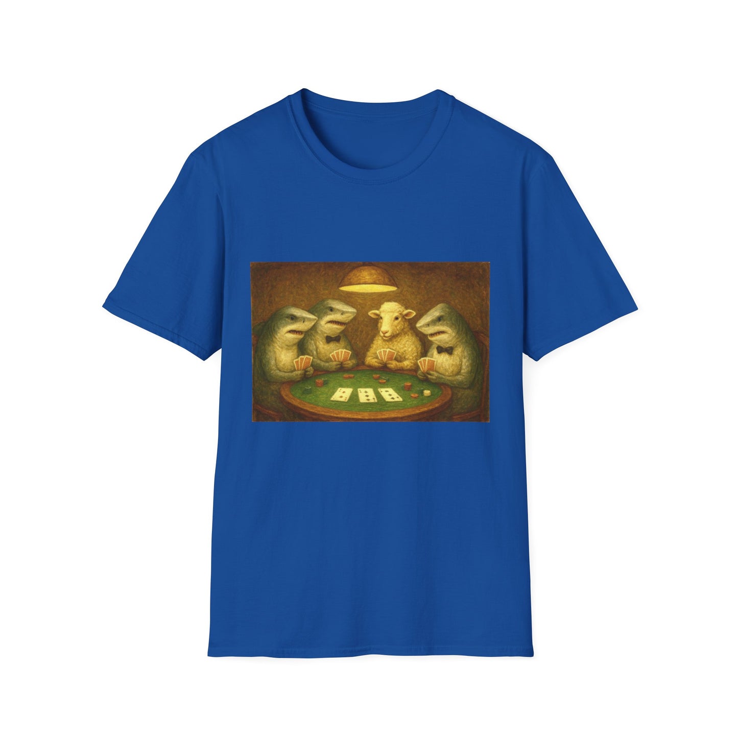 Shark Poker Unisex T-Shirt