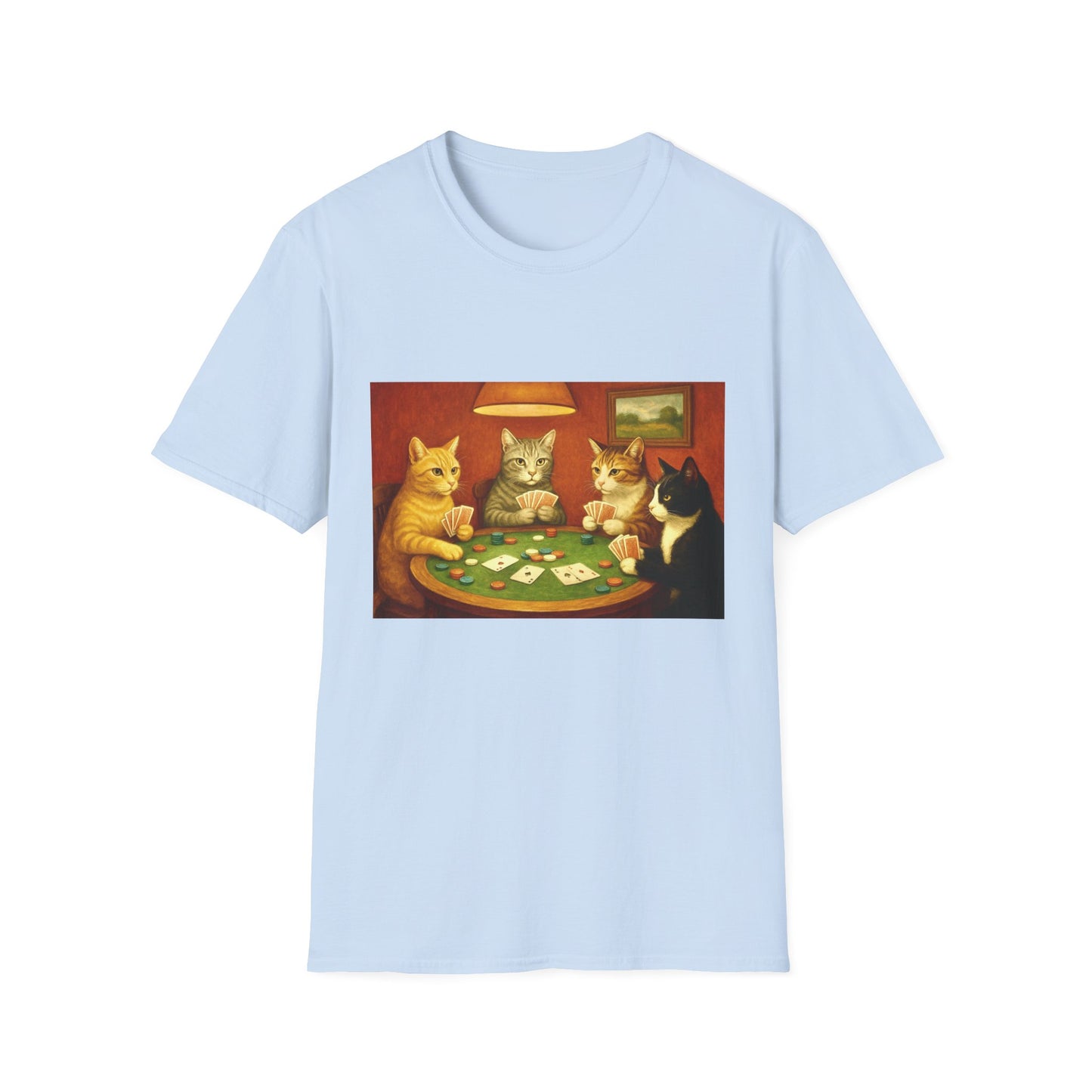 Cats Playing Poker T-Shirt