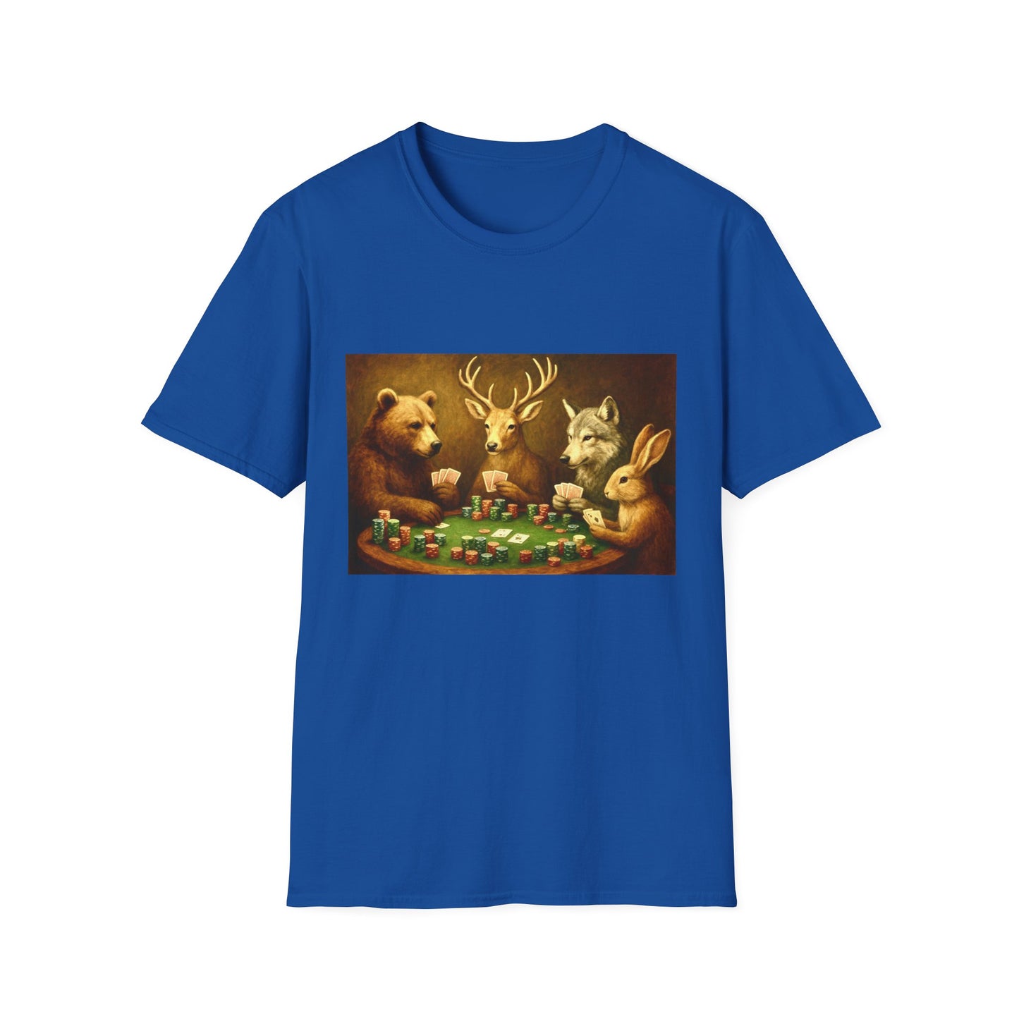 Forest Animals Poker Unisex T-Shirt