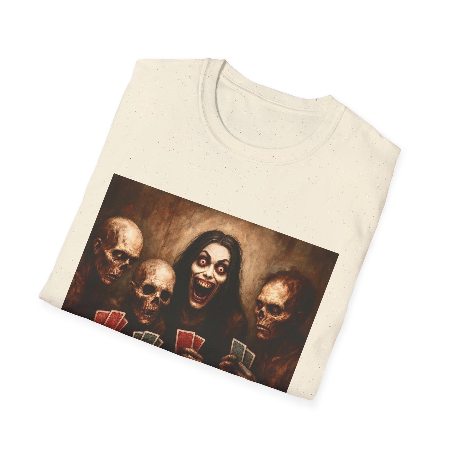 Zombie T-Shirt - Graveyard Zombies Playing Poker