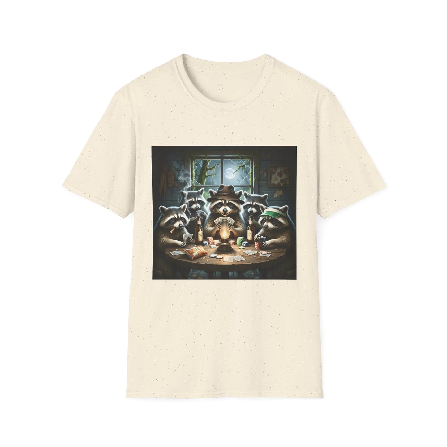 Raccoon Poker Unisex T-Shirt