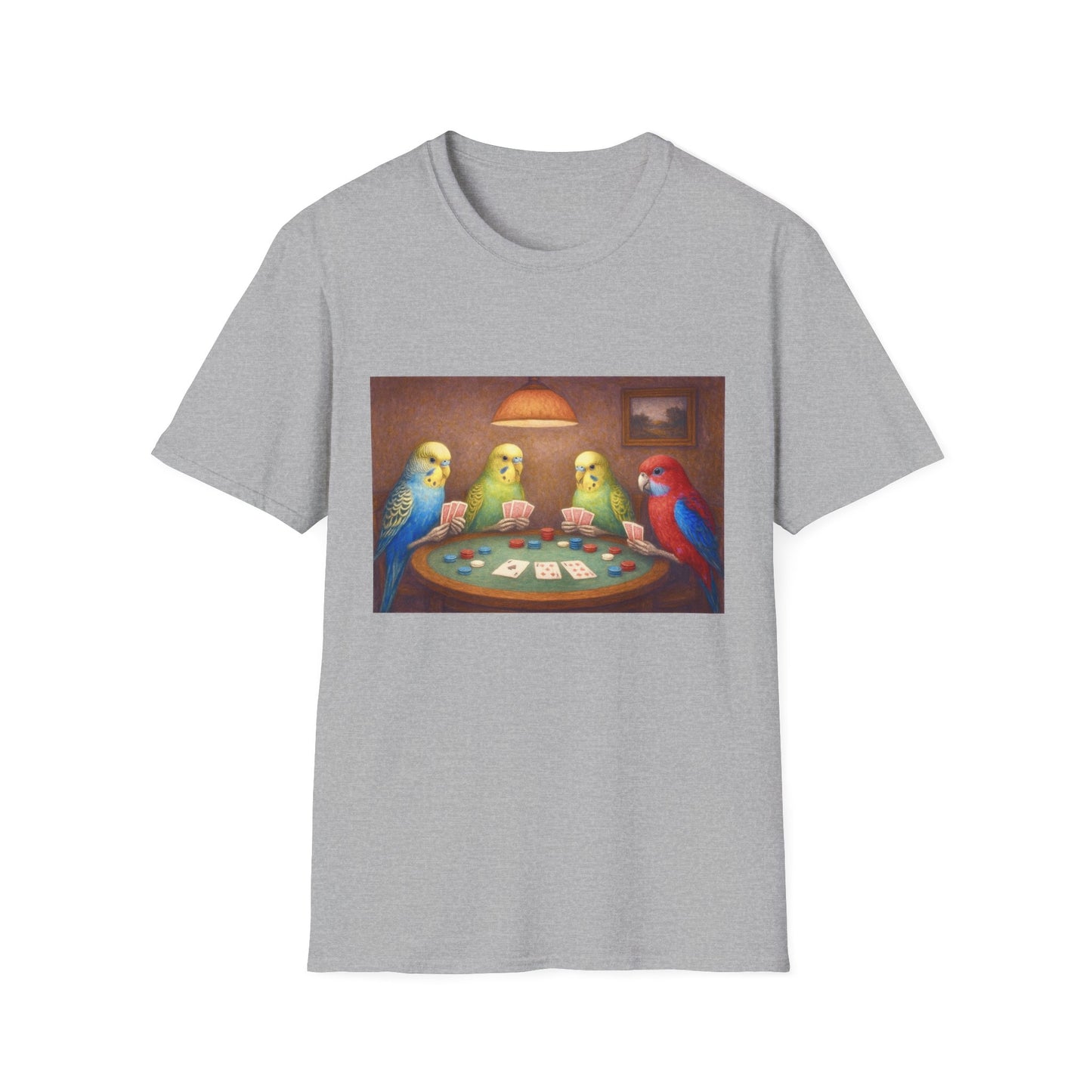 Parakeets Playing Poker T-Shirt