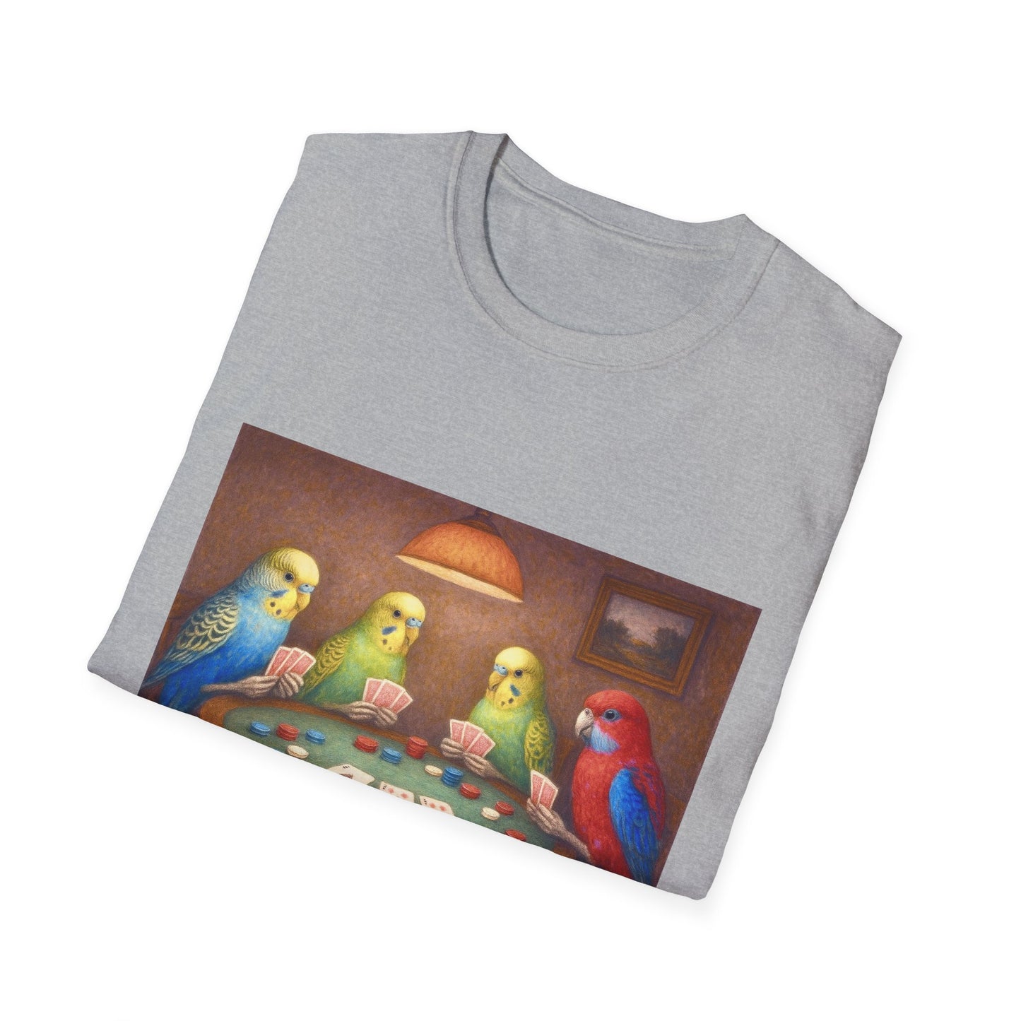 Parakeets Playing Poker T-Shirt
