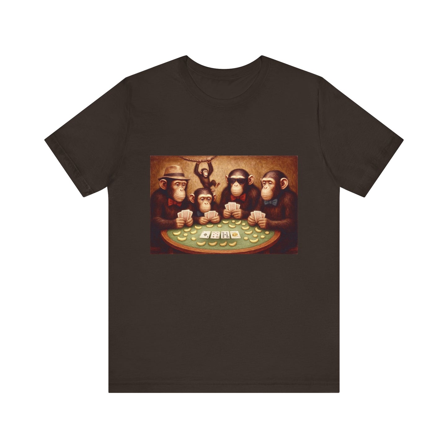 Chimpanzees Poker Tee