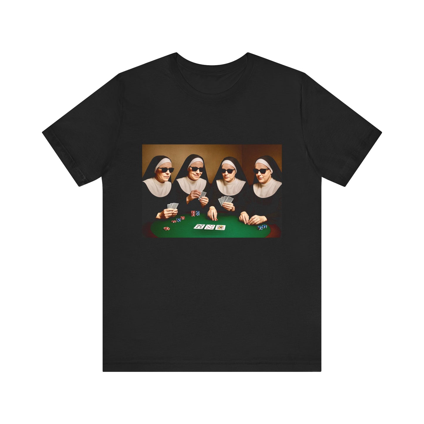 Funny Nuns Poker Tee