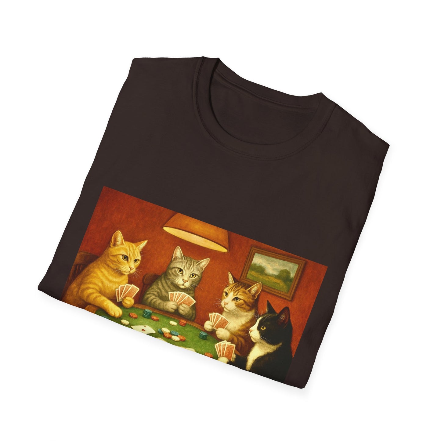 Cats Playing Poker T-Shirt