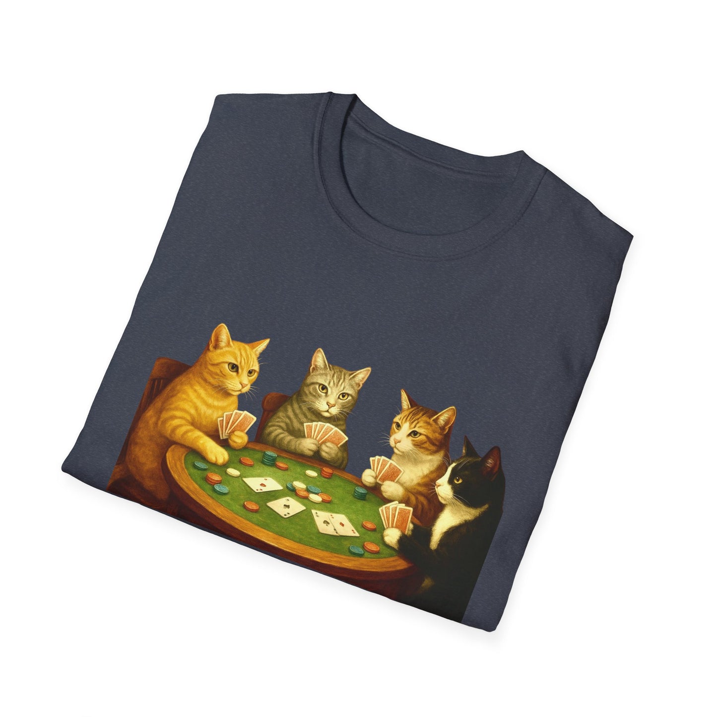 Cats Playing Poker Tee