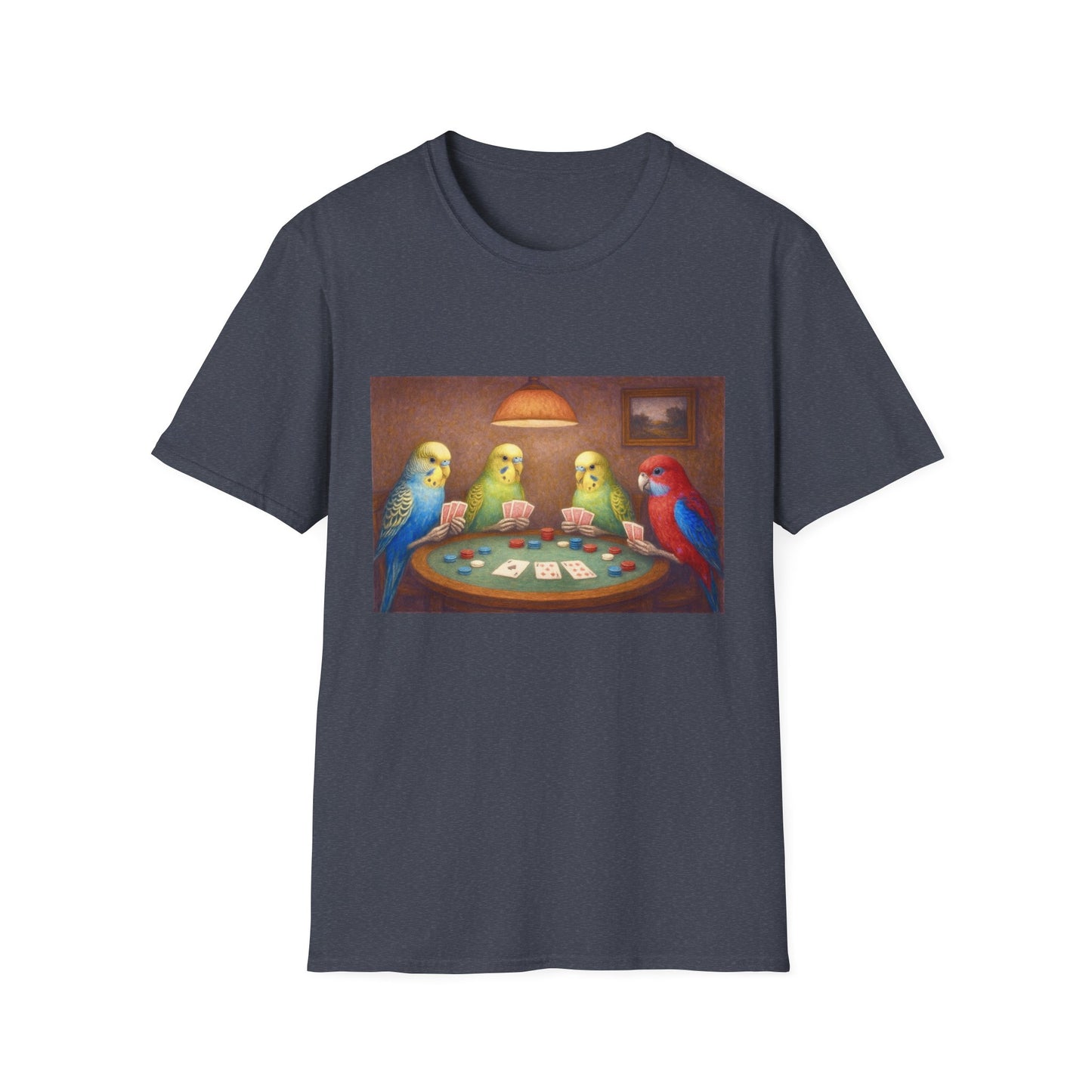 Parakeets Playing Poker T-Shirt