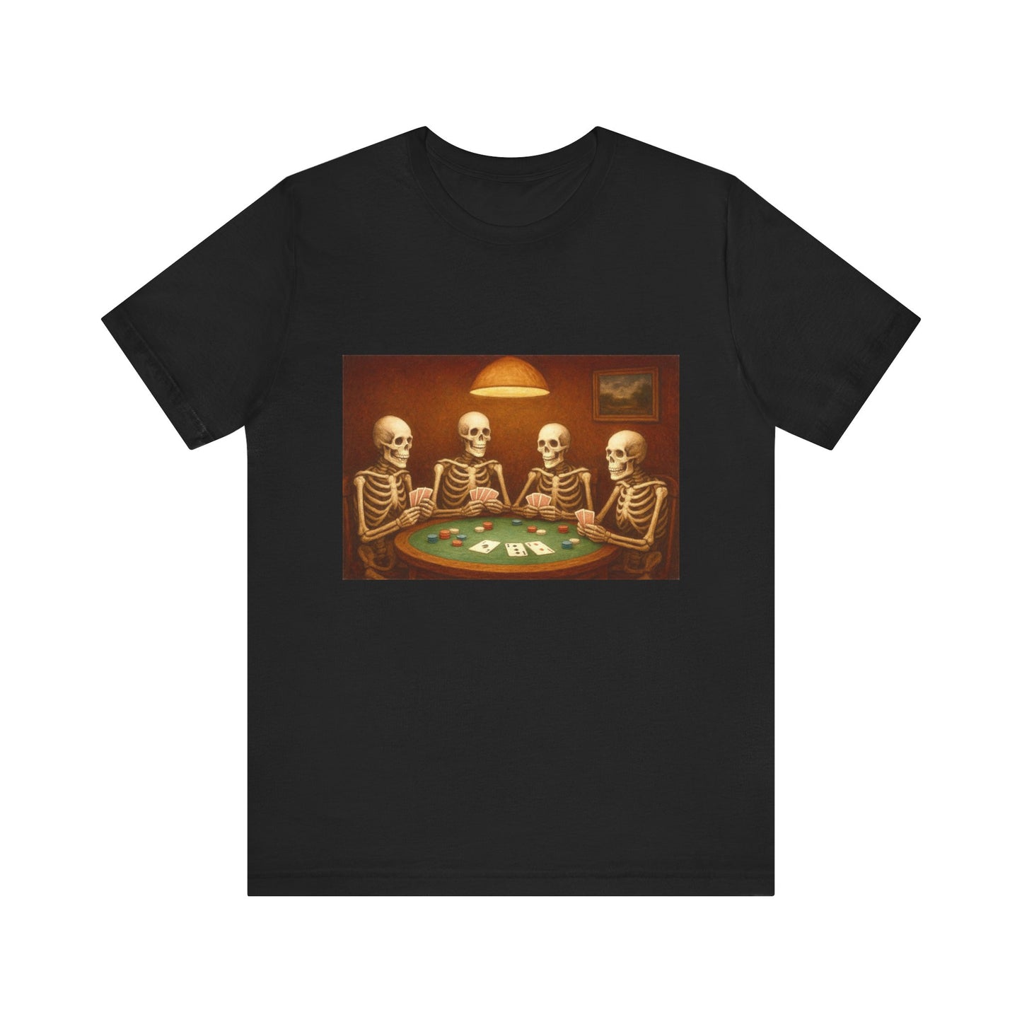 Skeletons Playing Poker Tee