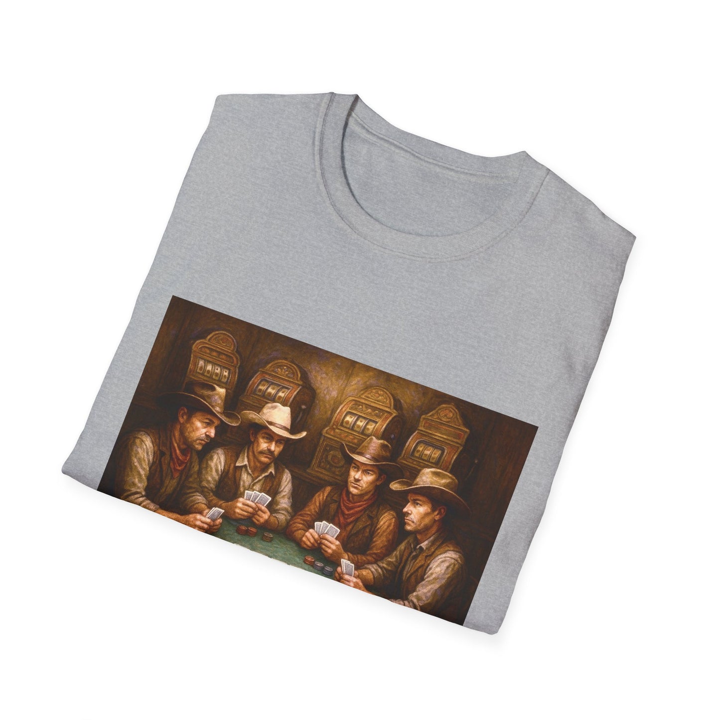 Cowboys Playing Poker T-Shirt