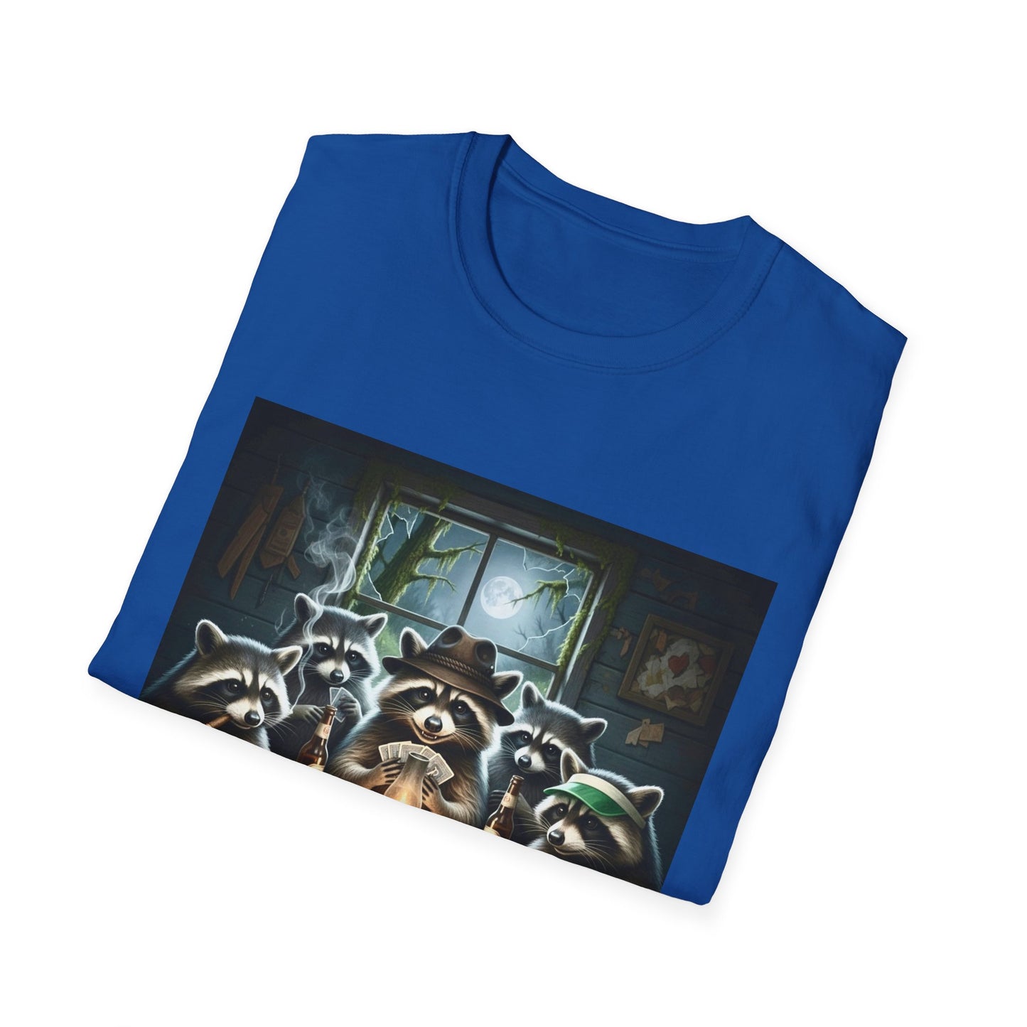 Raccoon Poker Unisex T-Shirt