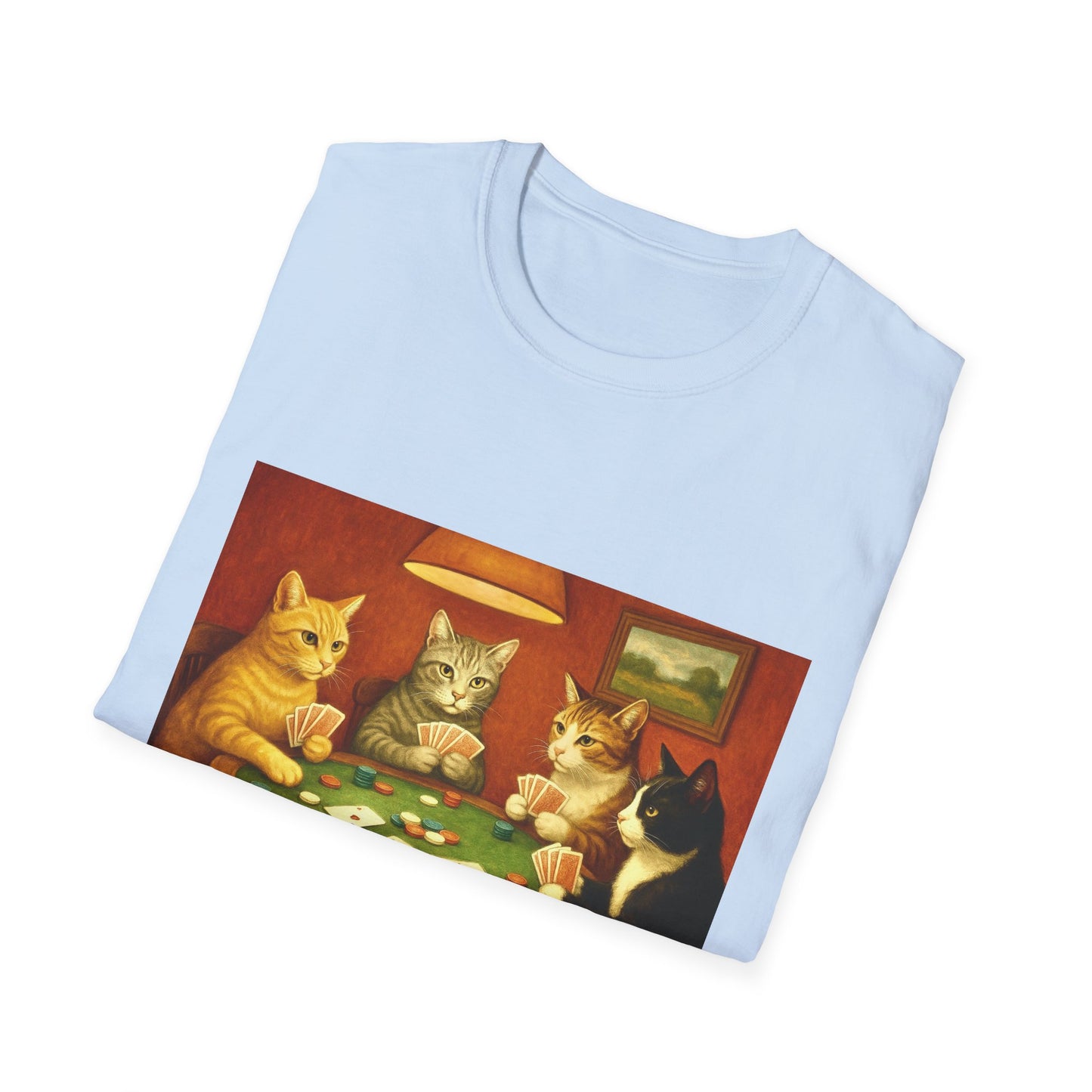 Cats Playing Poker T-Shirt