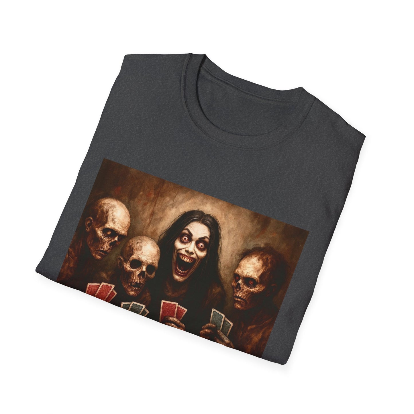 Zombie T-Shirt - Graveyard Zombies Playing Poker