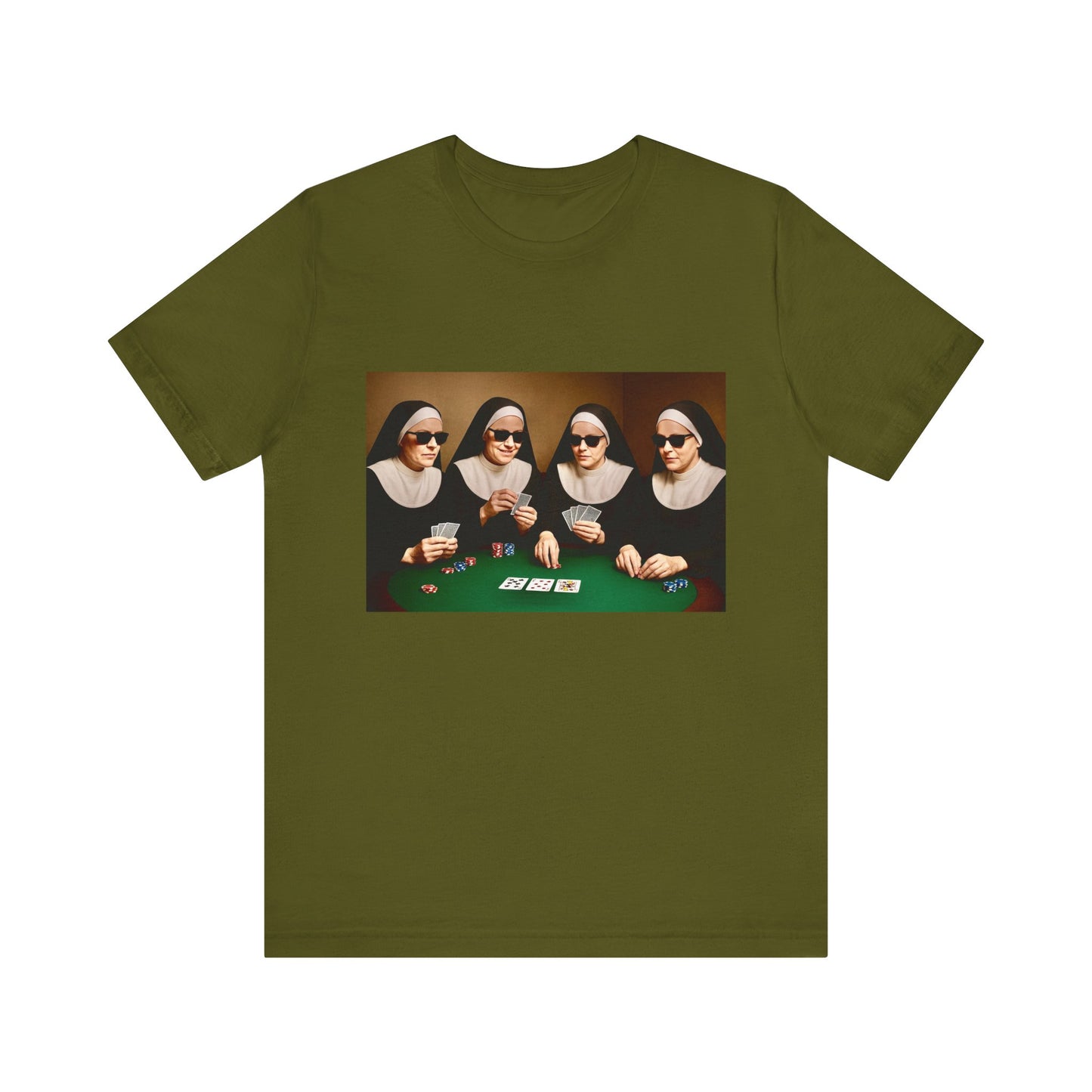 Funny Nuns Poker Tee