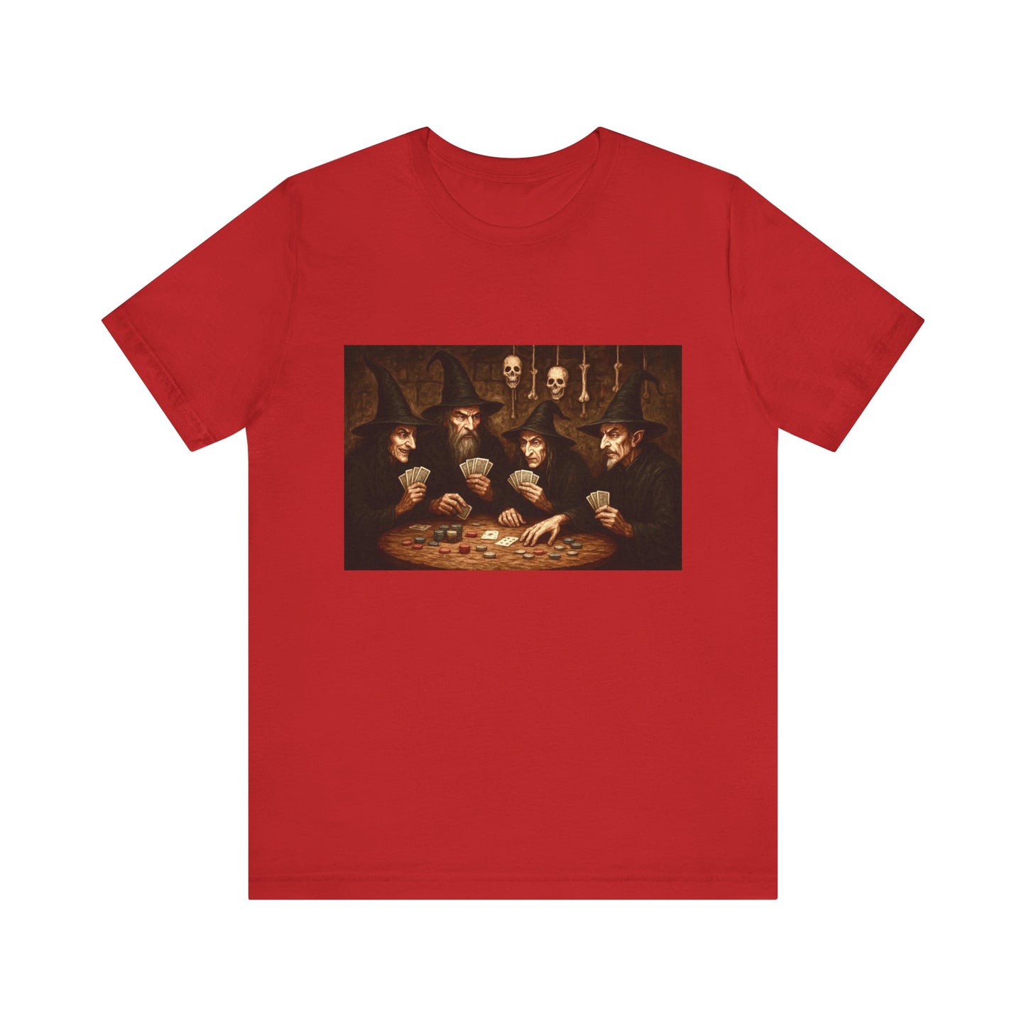 Witches and Warlocks Poker Tee