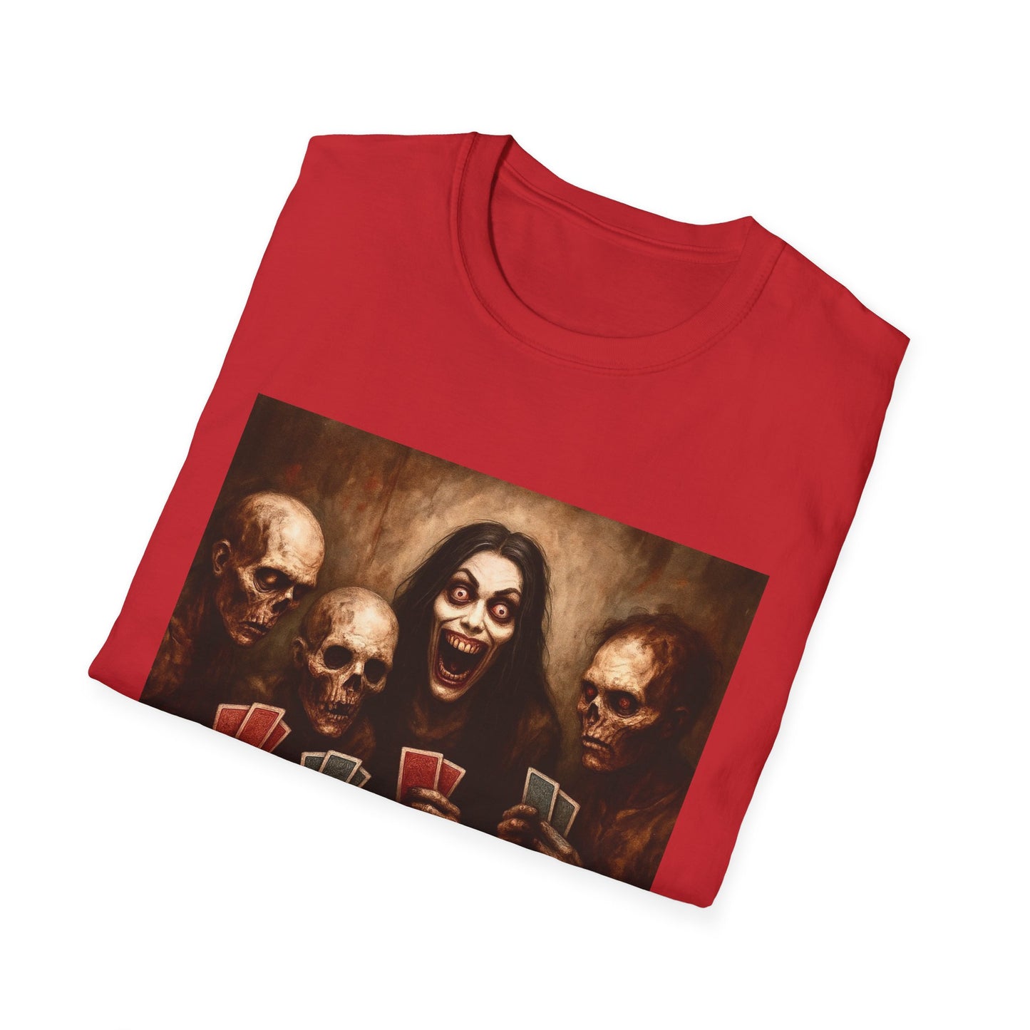 Zombie T-Shirt - Graveyard Zombies Playing Poker