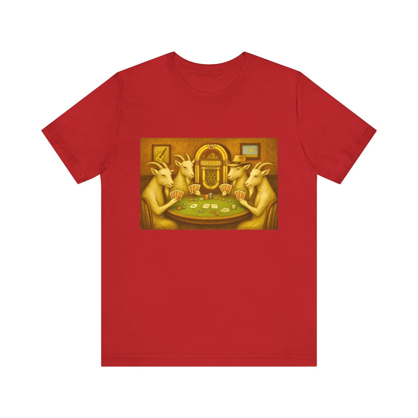 Goats Playing Poker Tee