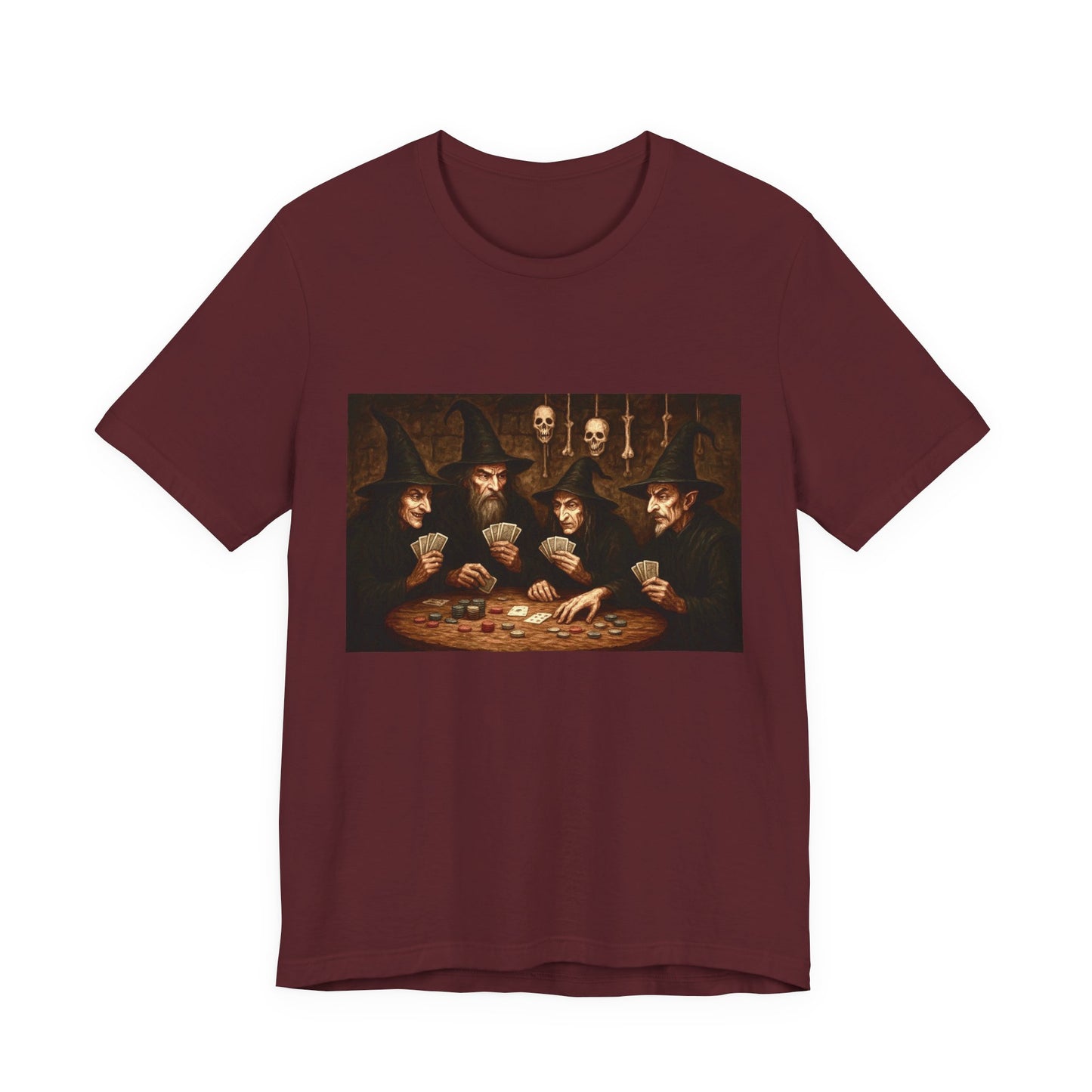 Witches and Warlocks Poker Tee