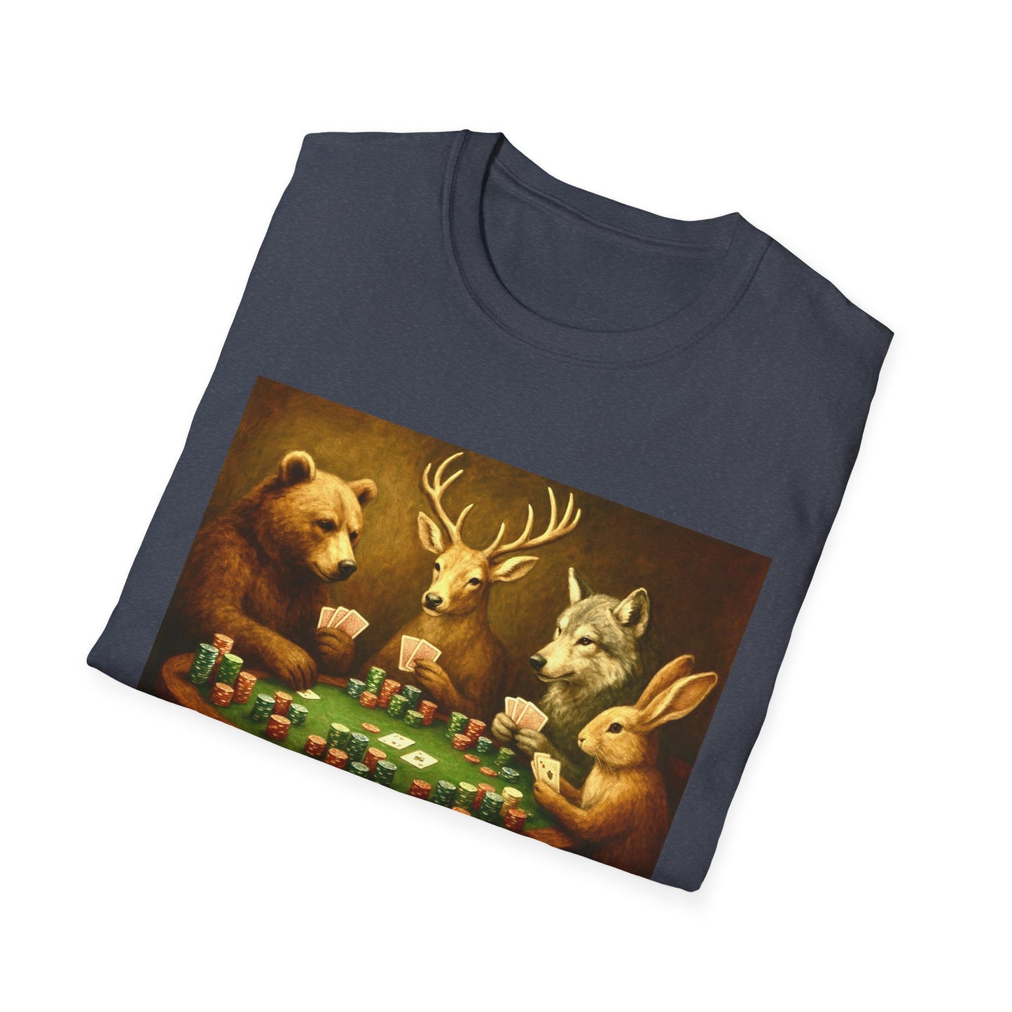 Forest Animals Poker Unisex T-Shirt
