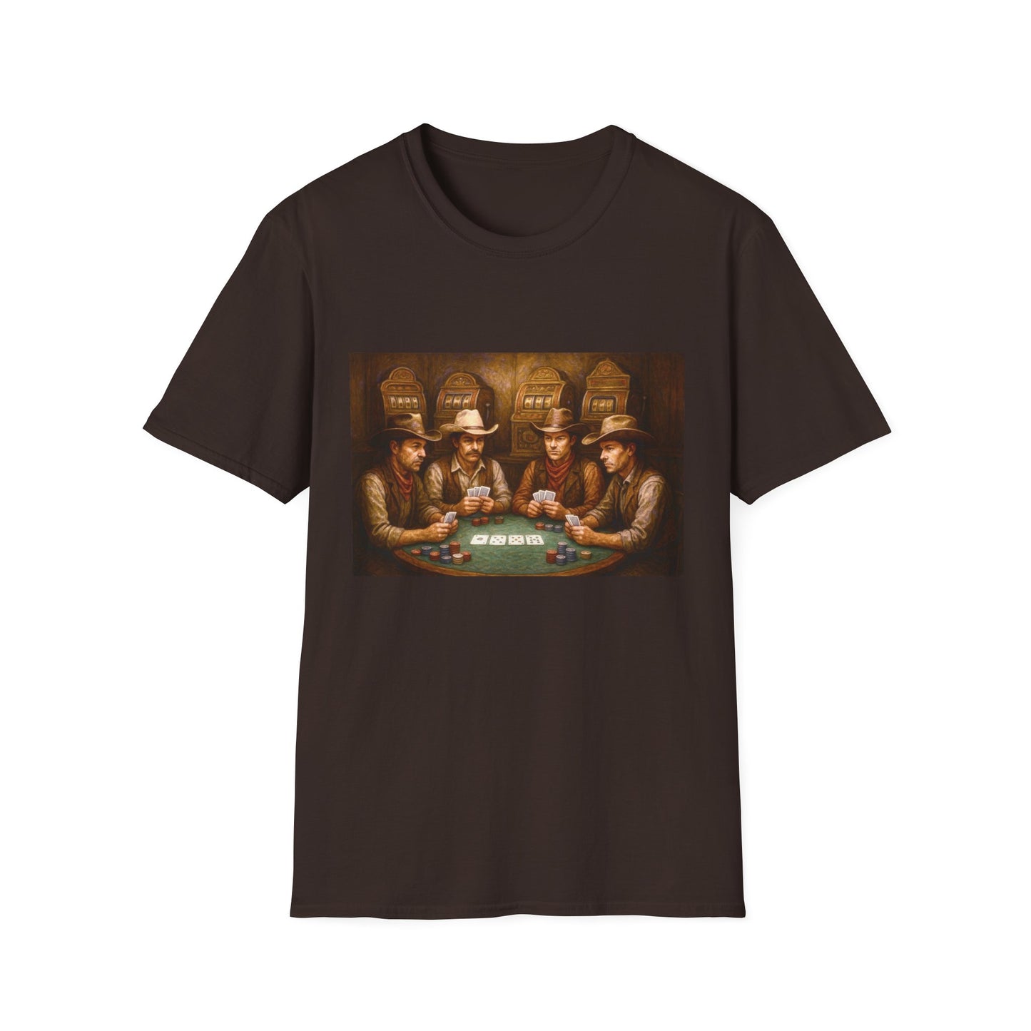 Cowboys Playing Poker T-Shirt