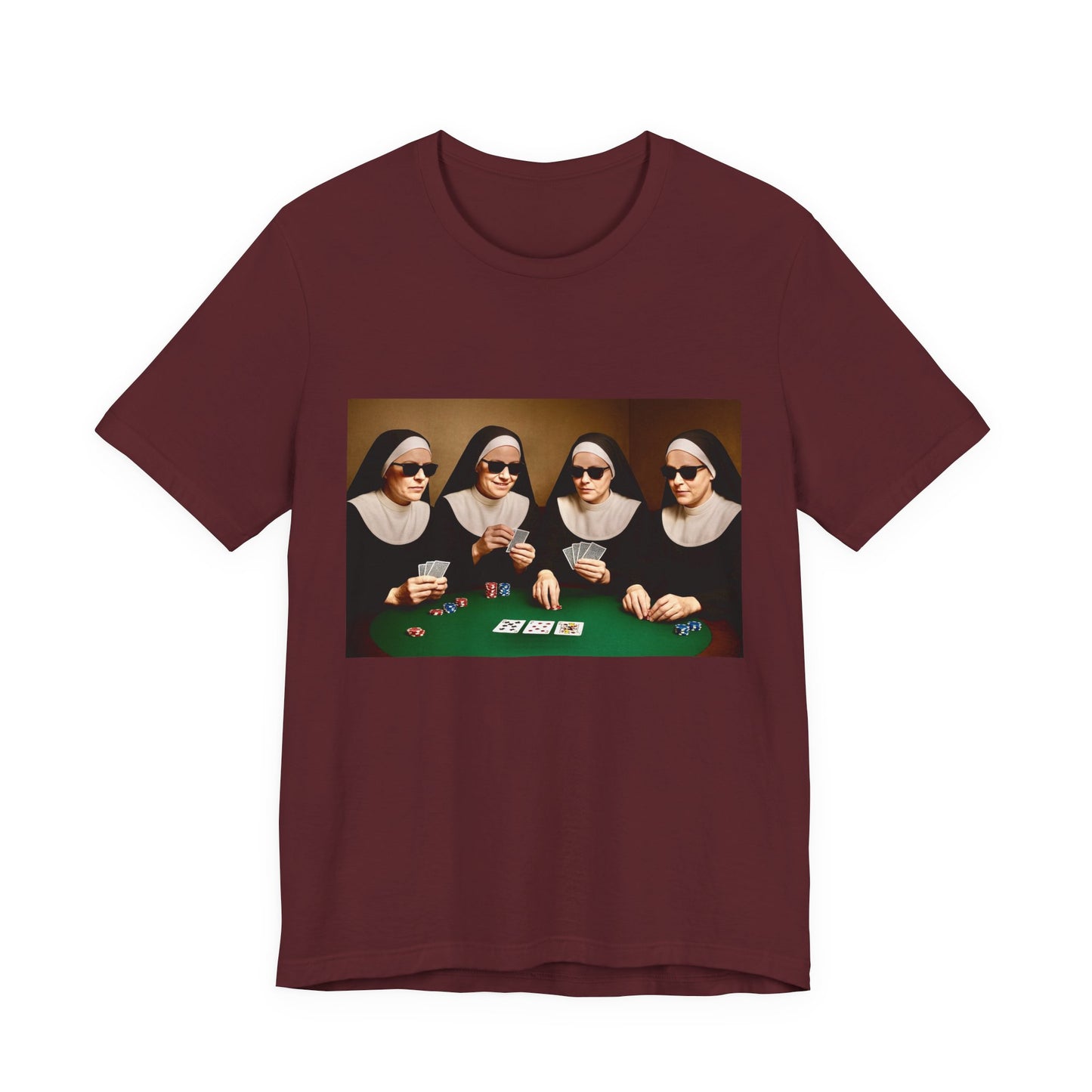 Funny Nuns Poker Tee
