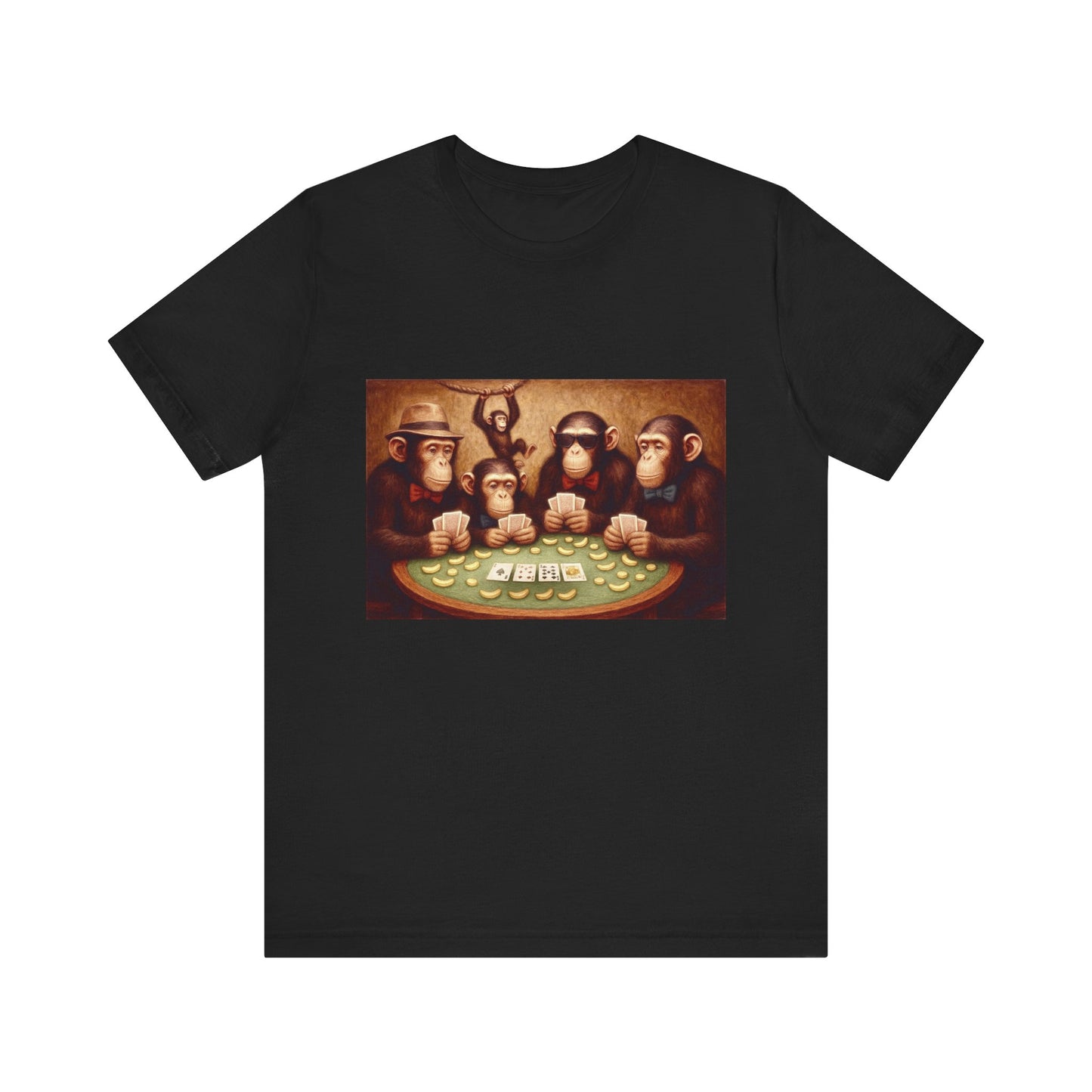 Chimpanzees Poker Tee