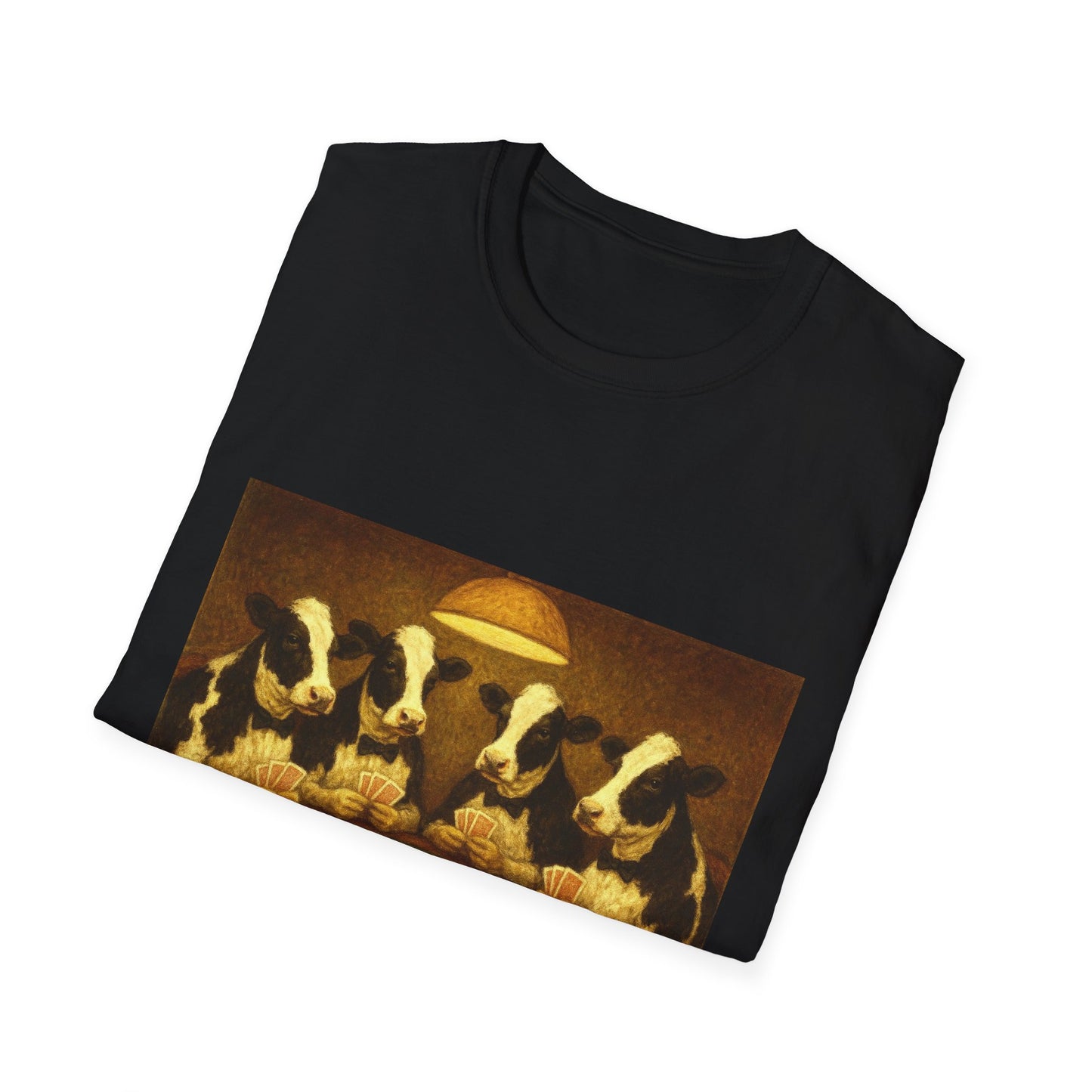 Funny Cows Playing Poker T-Shirt
