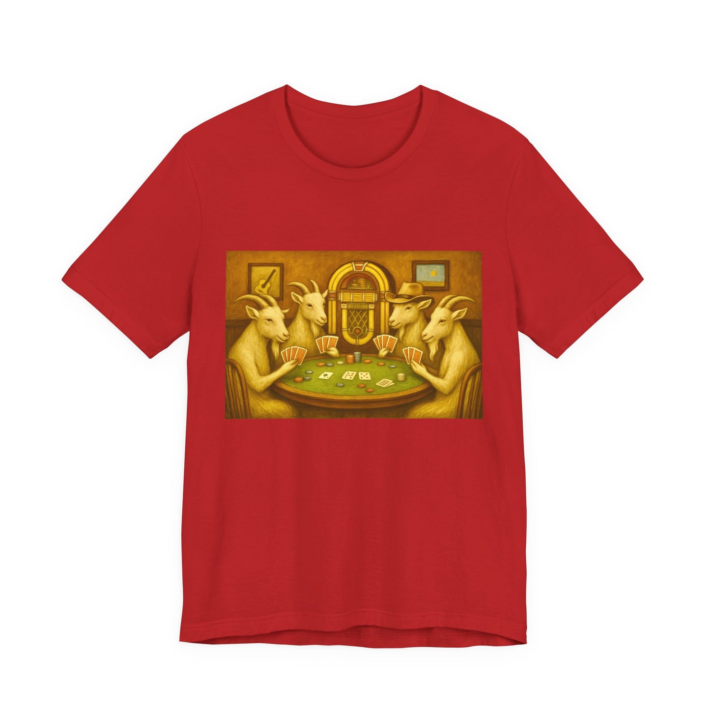 Goats Playing Poker Tee