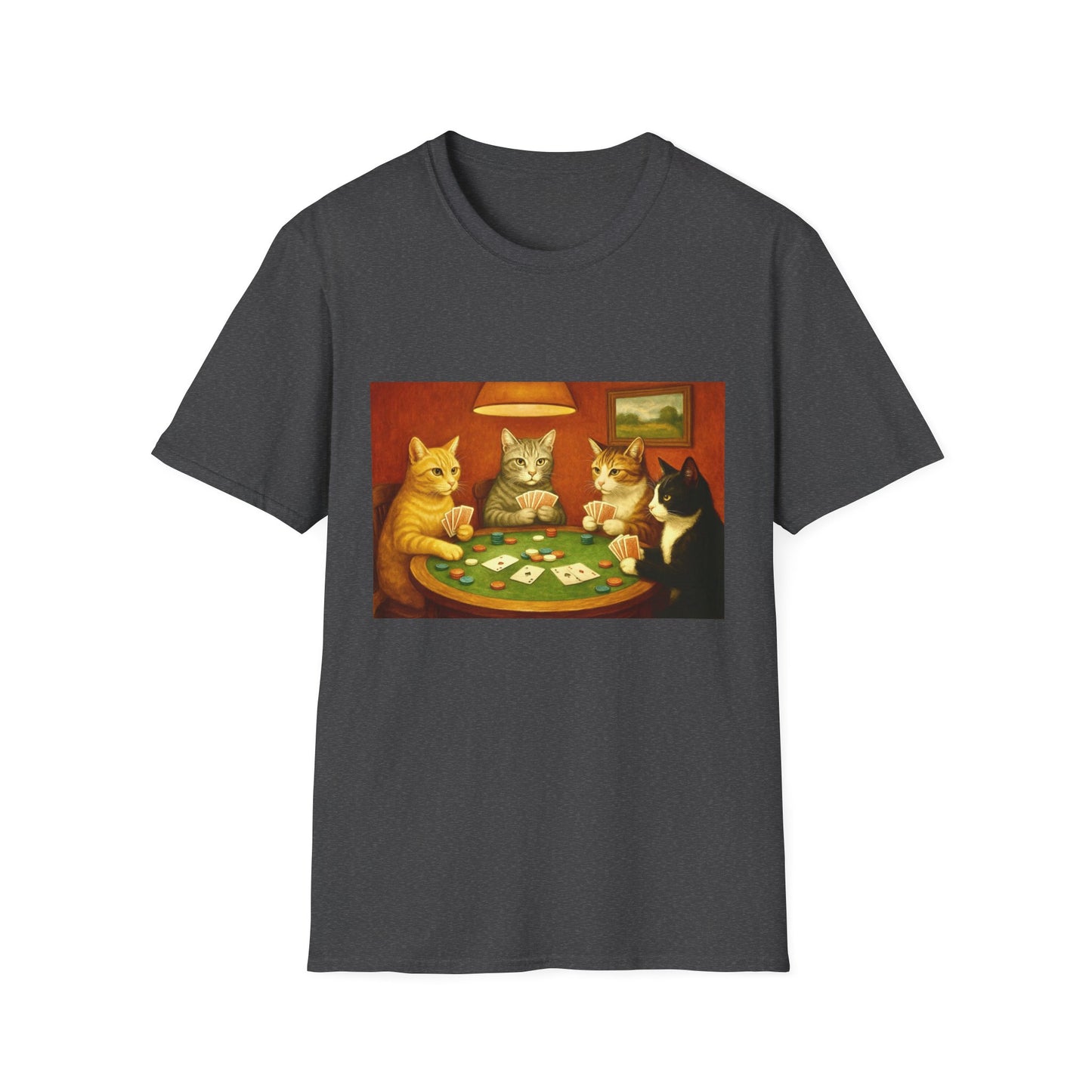Cats Playing Poker T-Shirt