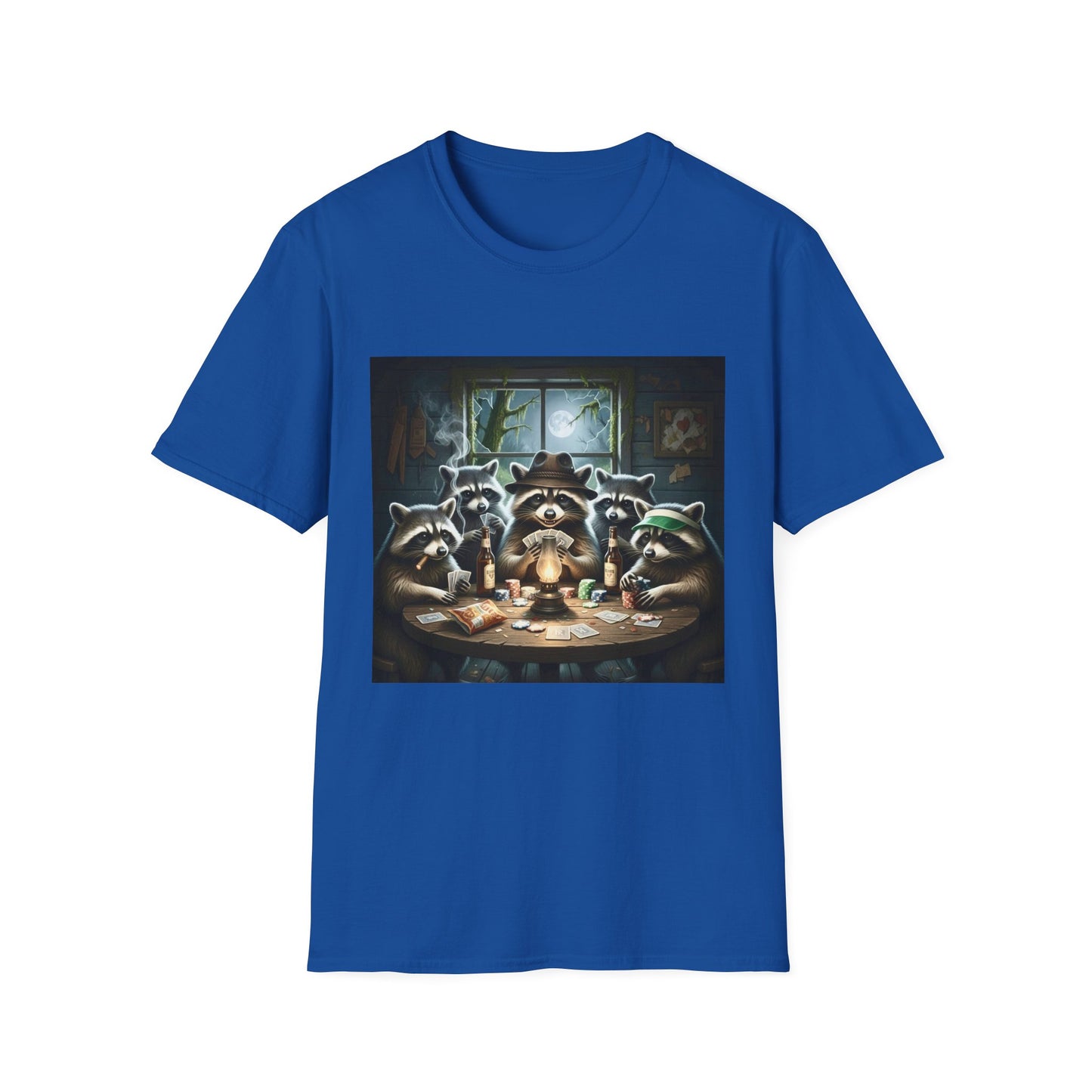 Raccoon Poker Unisex T-Shirt