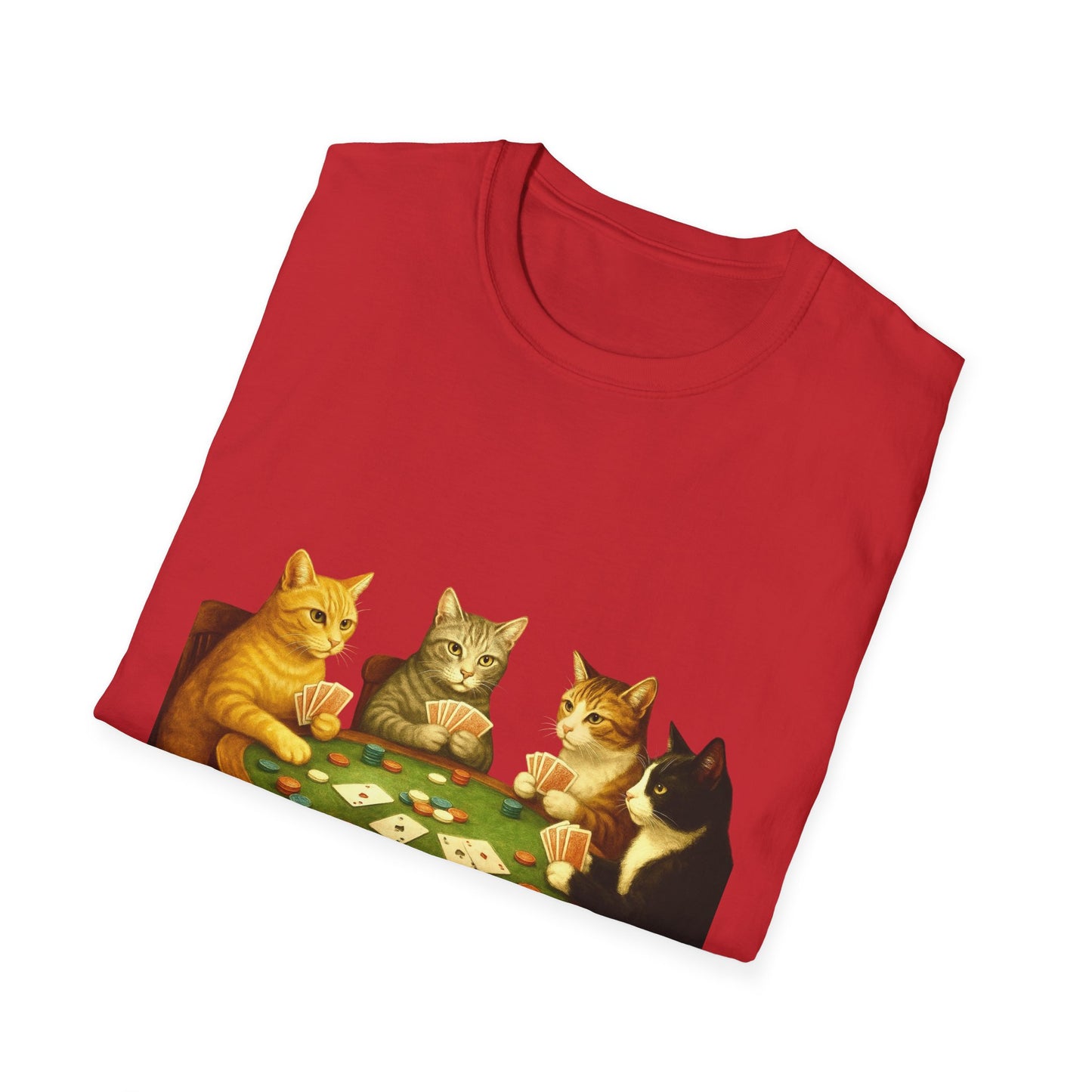 Cats Playing Poker Tee