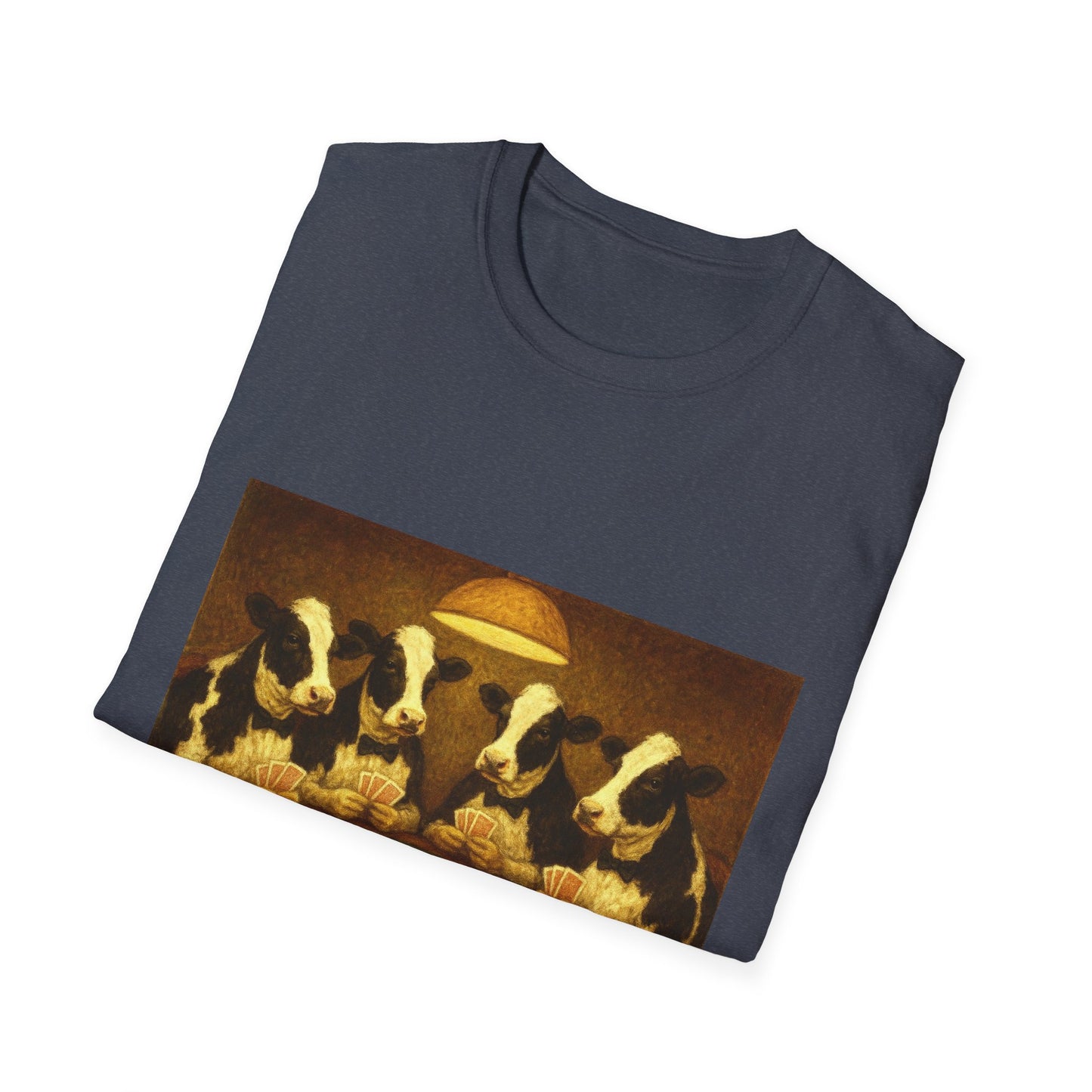 Funny Cows Playing Poker T-Shirt