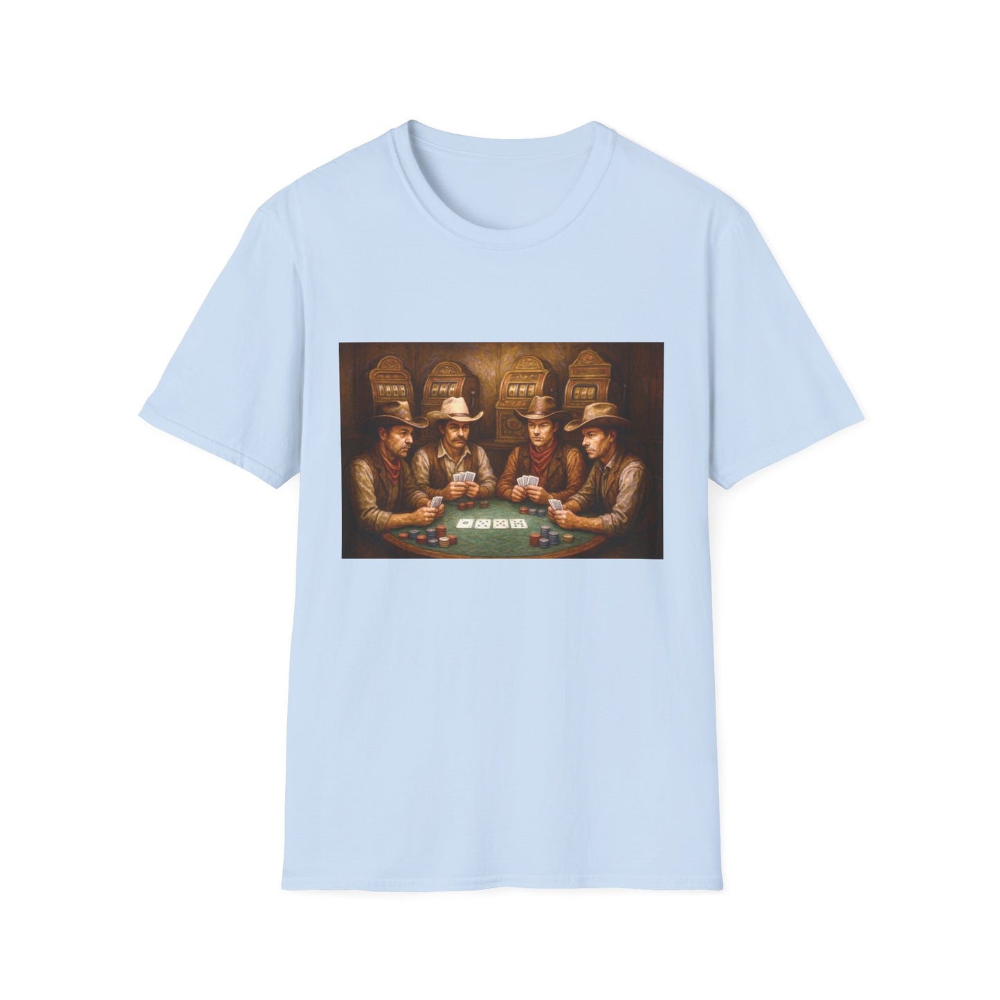 Cowboys Playing Poker T-Shirt