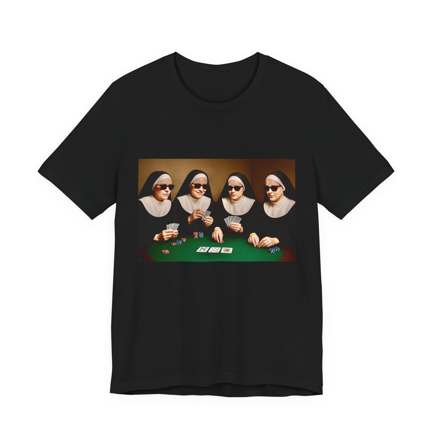 Funny Nuns Poker Tee