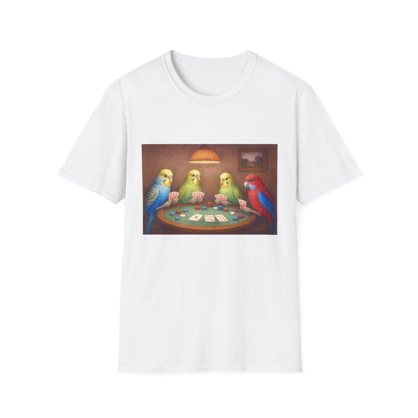 Parakeets Playing Poker T-Shirt