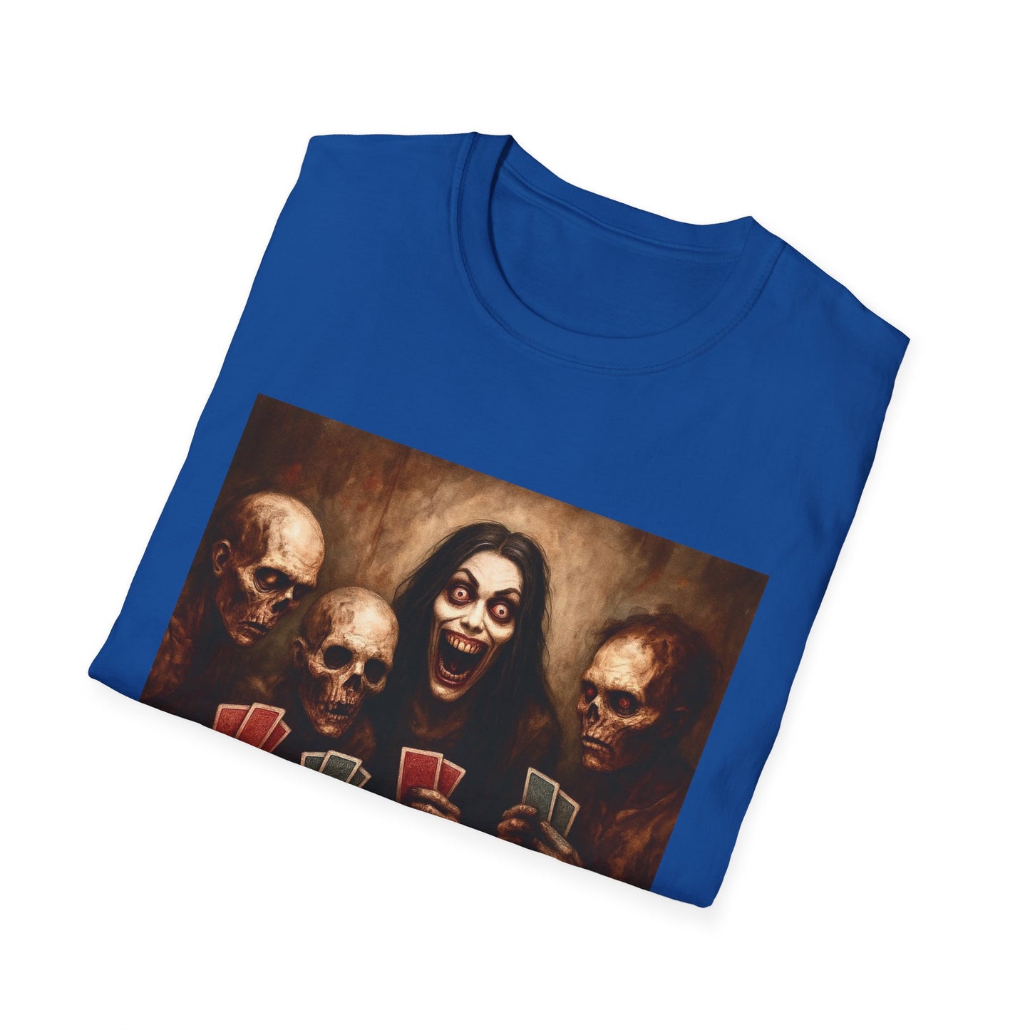 Zombie T-Shirt - Graveyard Zombies Playing Poker
