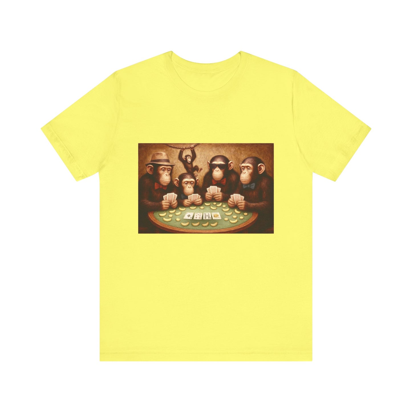 Chimpanzees Poker Tee
